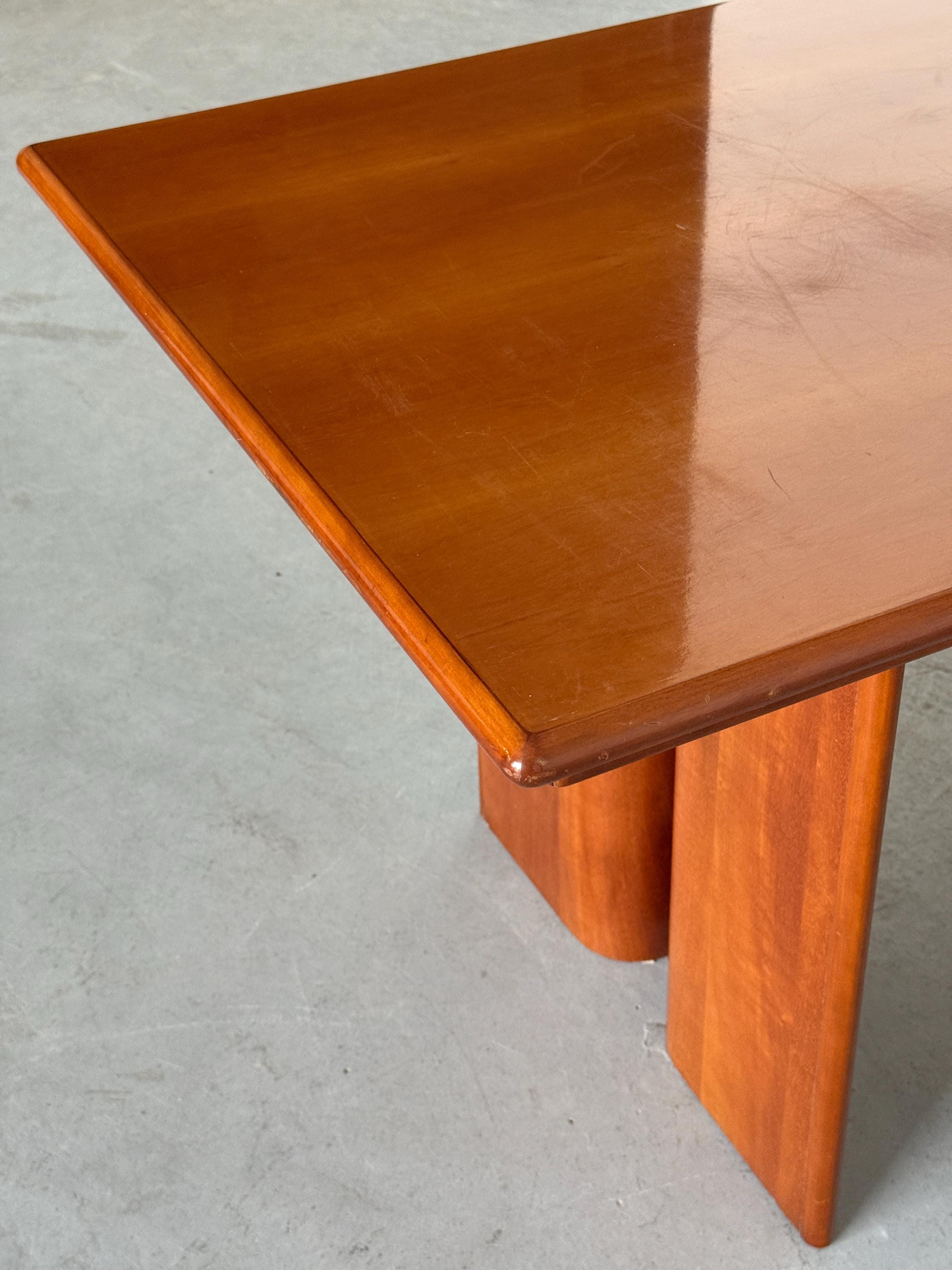 Dining Table with Double Pedestal Base