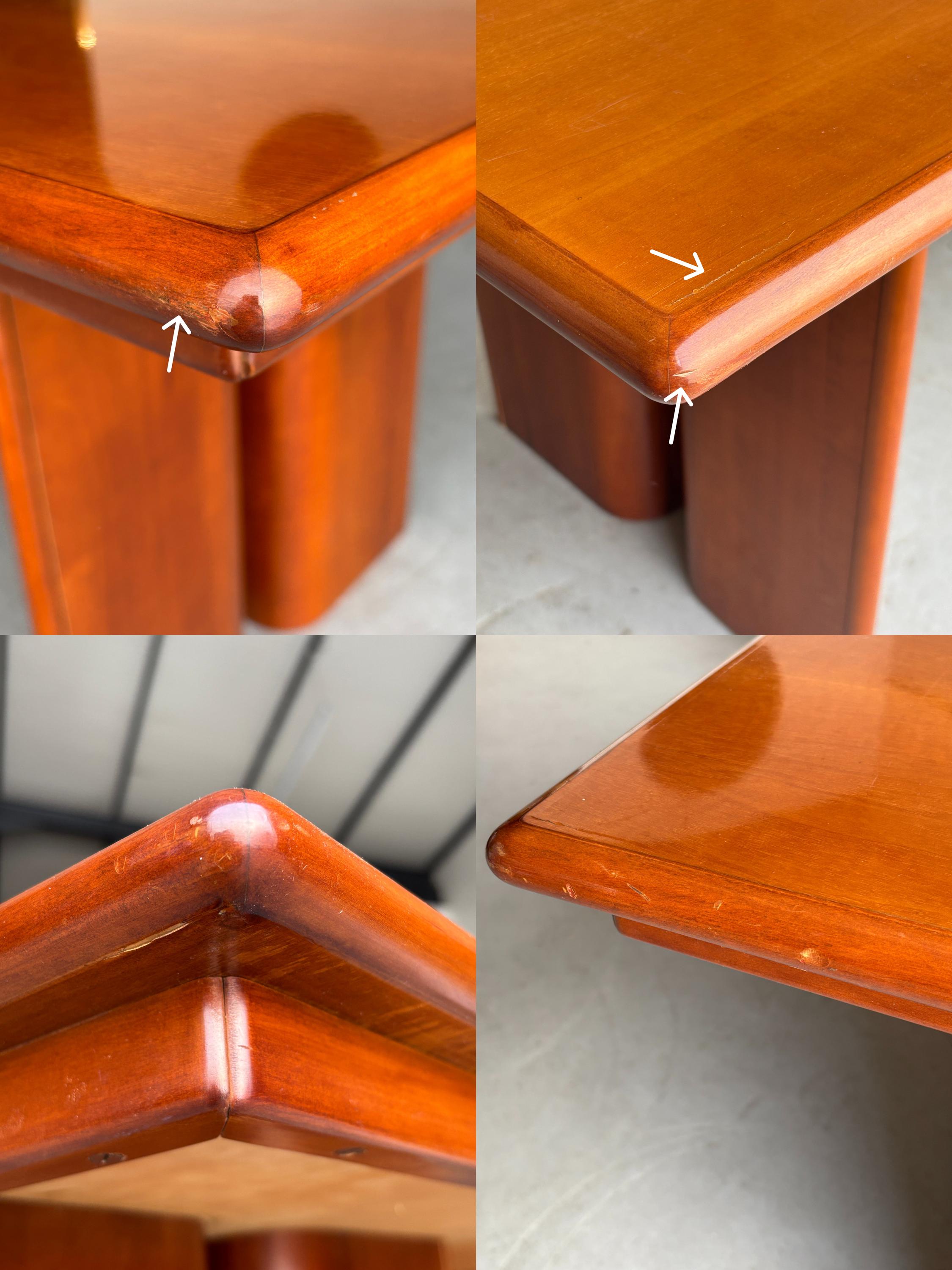 Dining Table with Double Pedestal Base