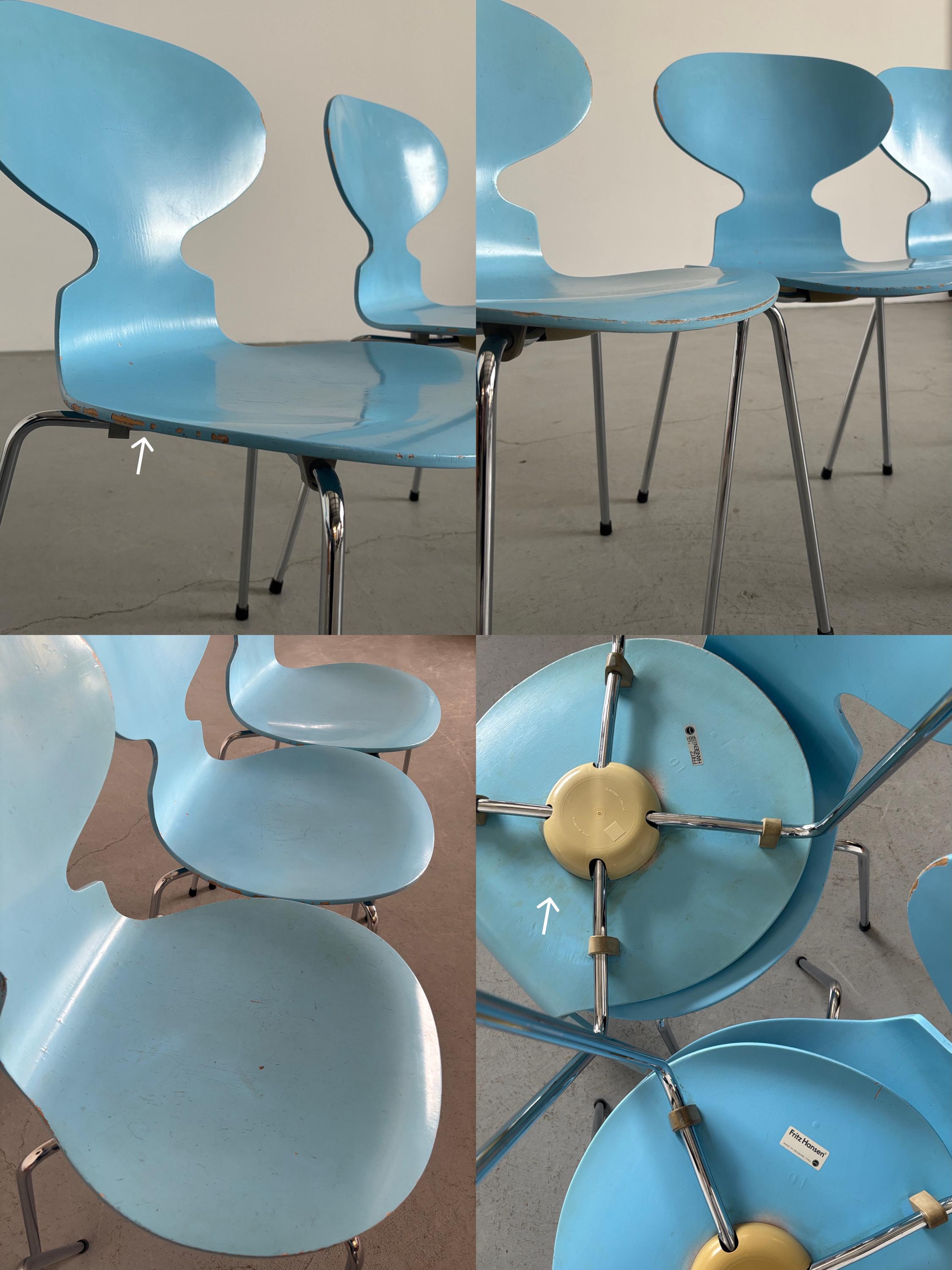 ‘Ant’ Chairs by Arne Jacobsen for Fritz Hansen