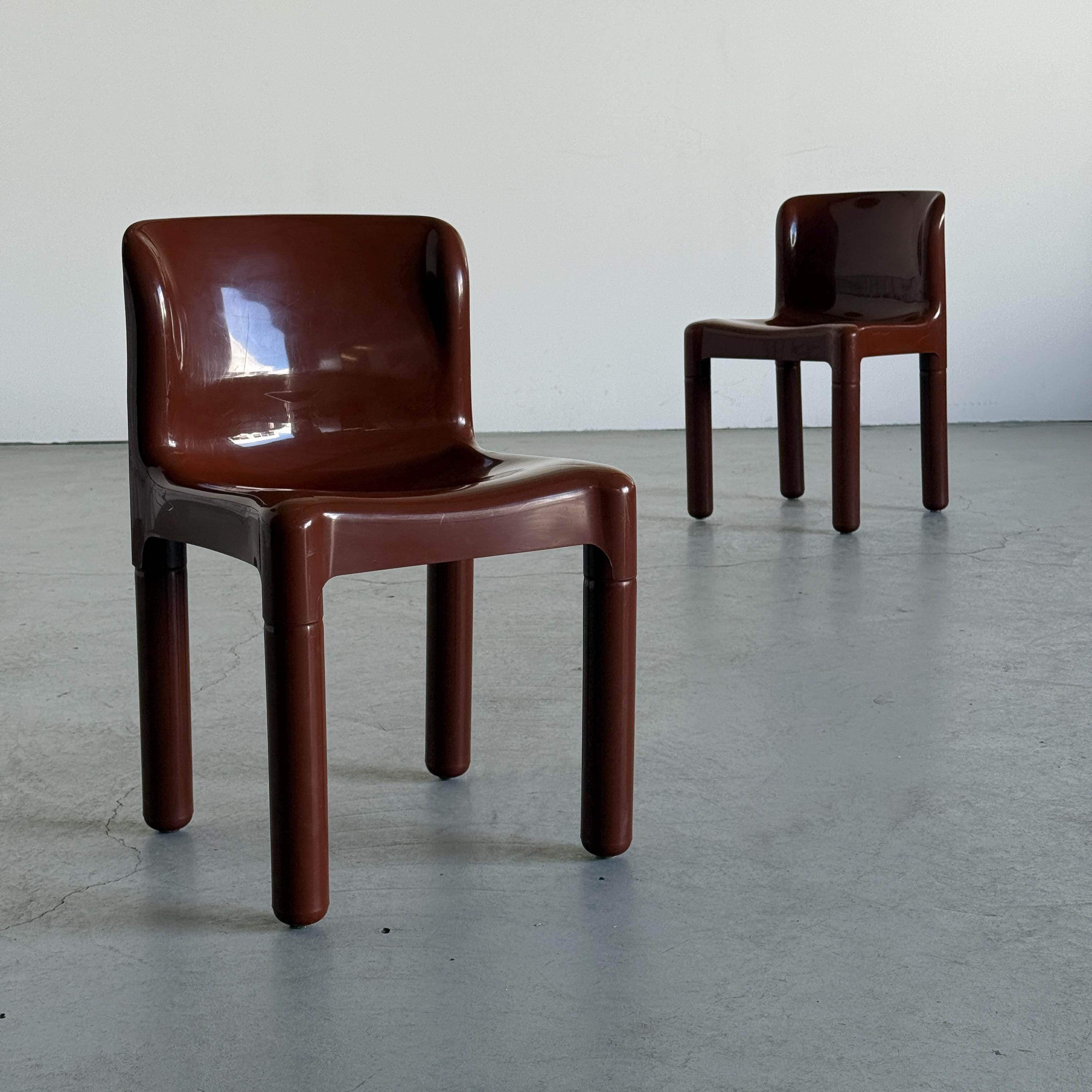 ‘4875’ Dining Chairs by Carlo Bartoli for Kartell