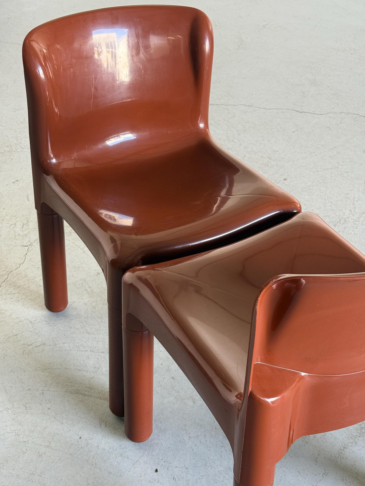 ‘4875’ Dining Chairs by Carlo Bartoli for Kartell