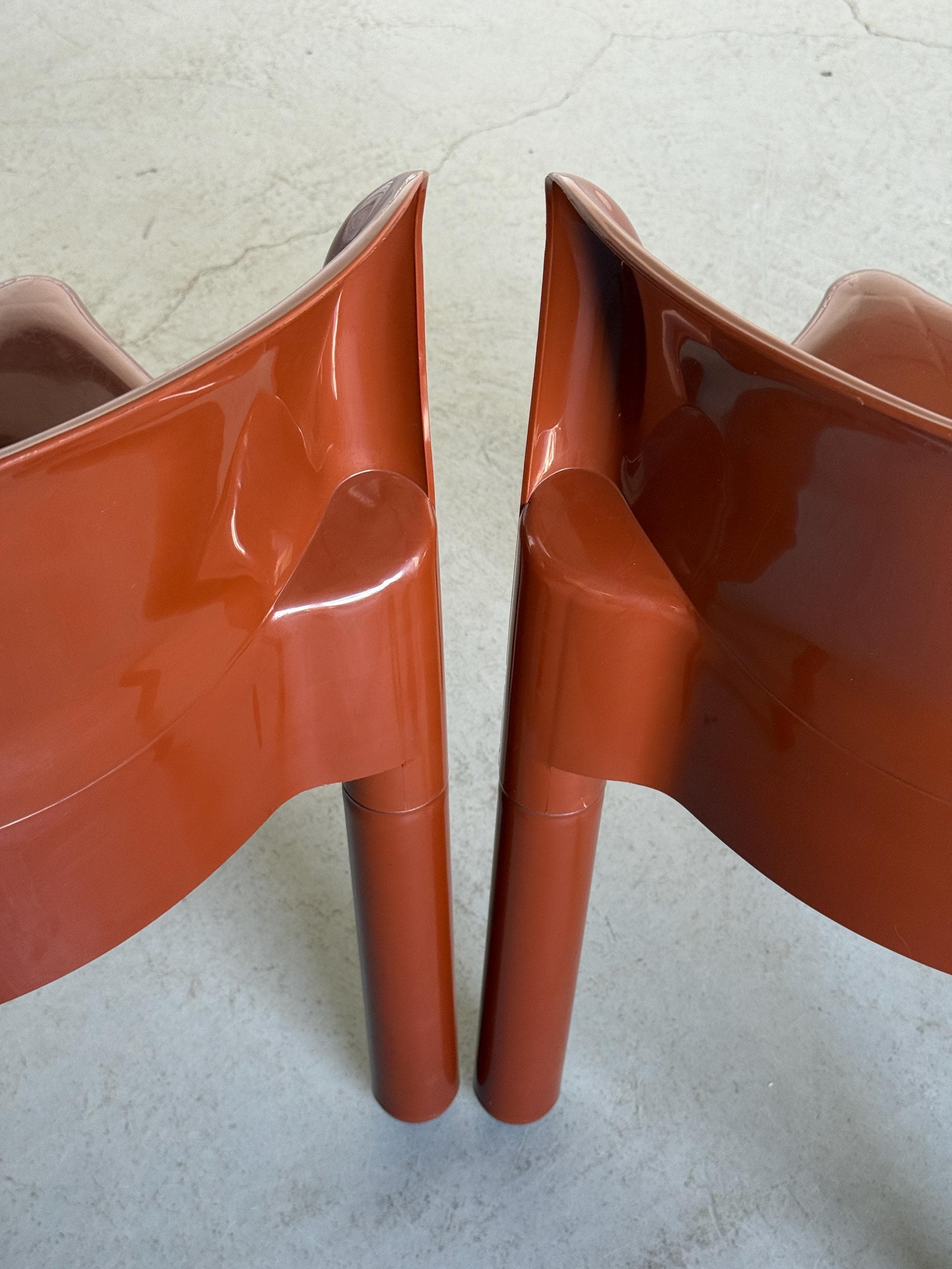‘4875’ Dining Chairs by Carlo Bartoli for Kartell