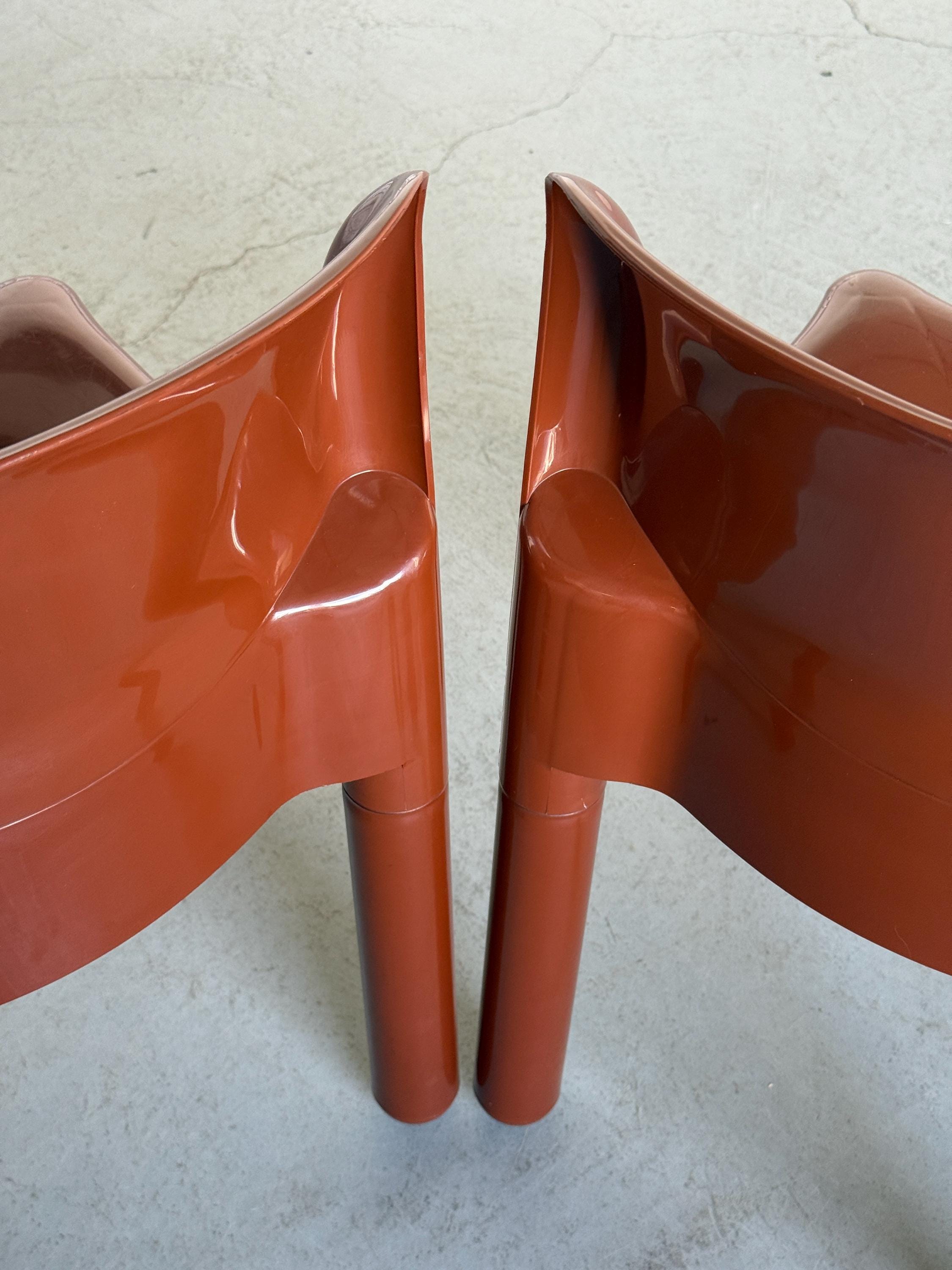 ‘4875’ Dining Chairs by Carlo Bartoli for Kartell