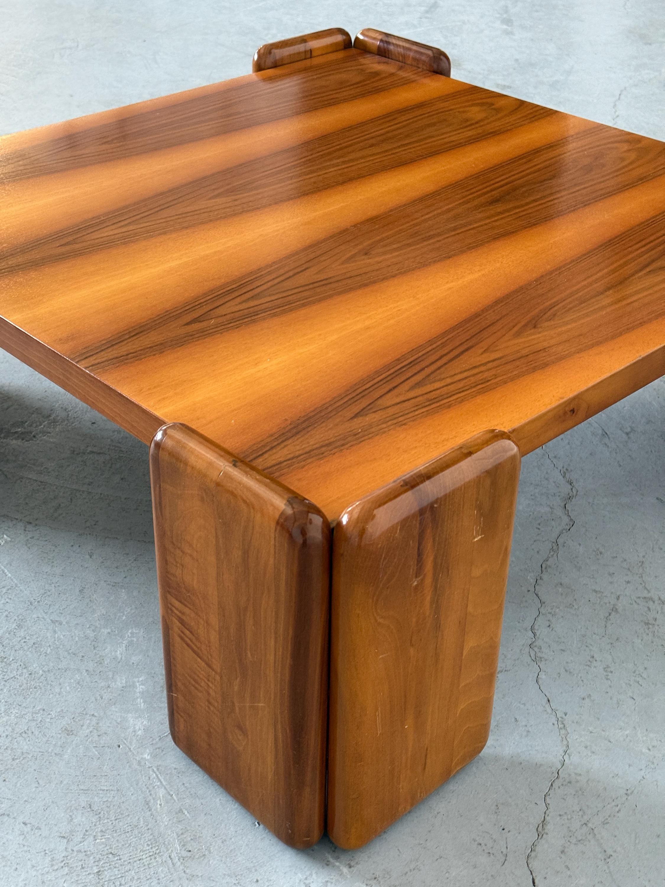‘Sapporo’ Walnut Coffee Table by Mario Marenco for Mobilgirgi