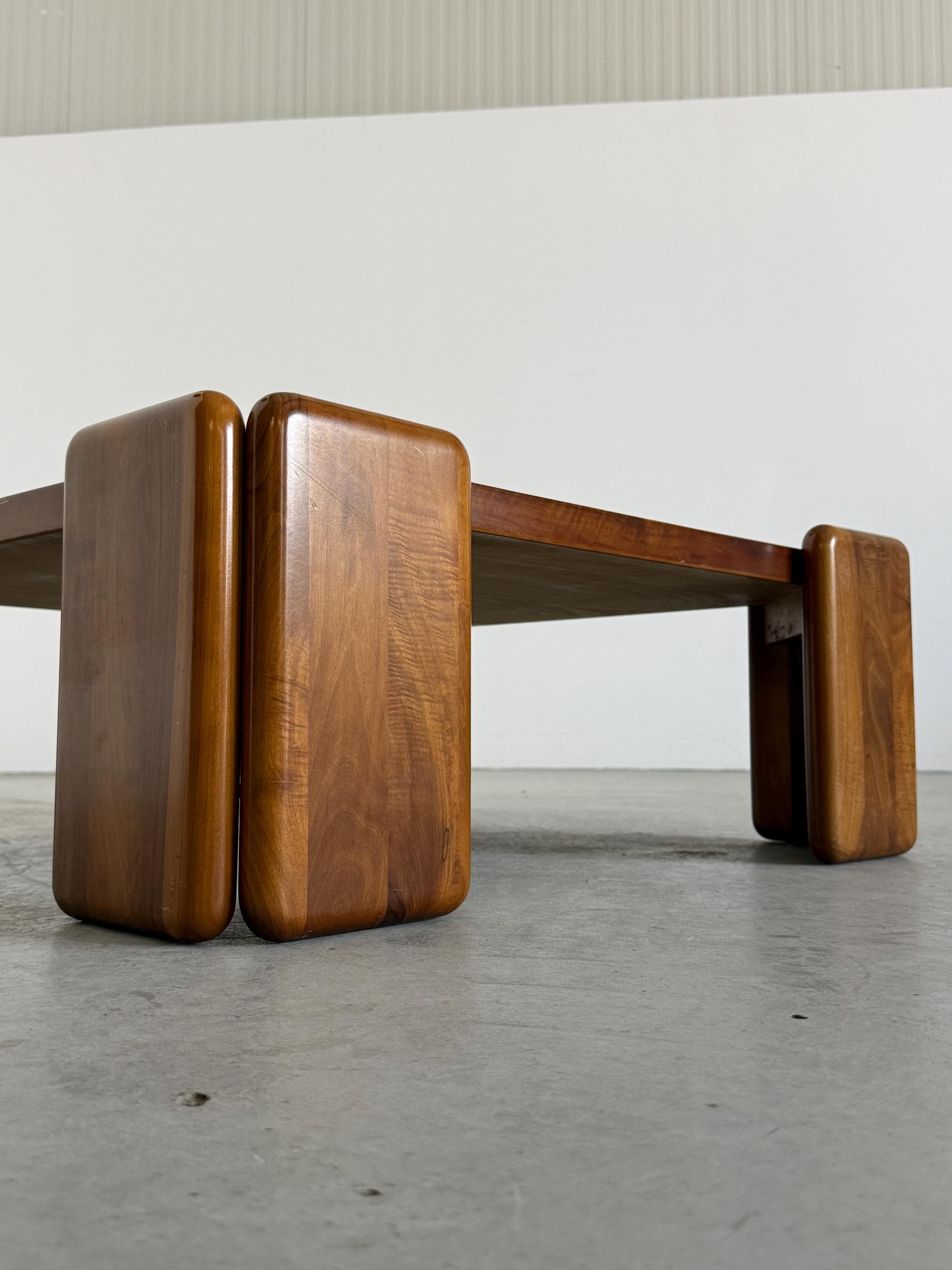 ‘Sapporo’ Walnut Coffee Table by Mario Marenco for Mobilgirgi