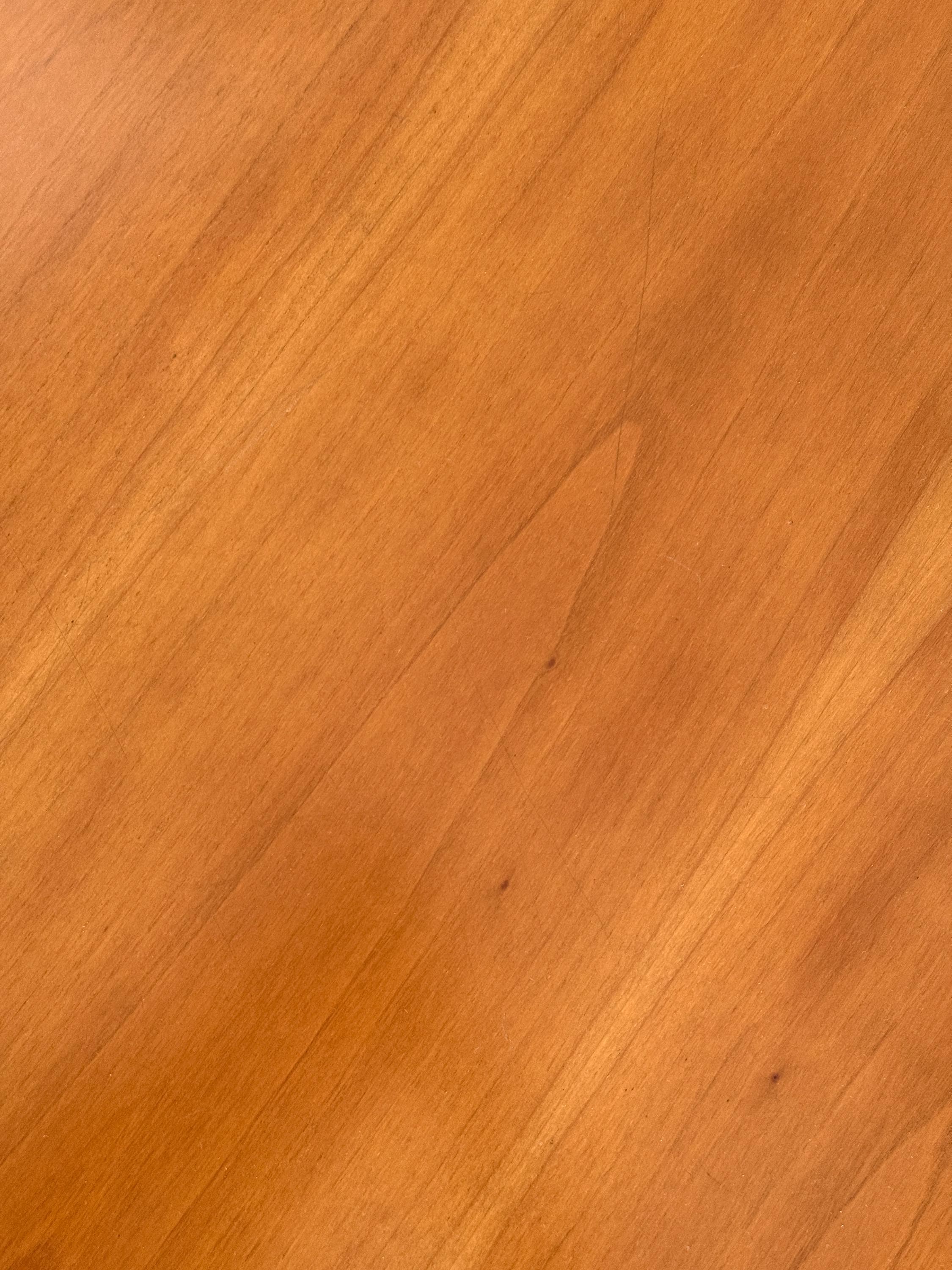 Walnut Coffee Table with Cylindrical Legs
