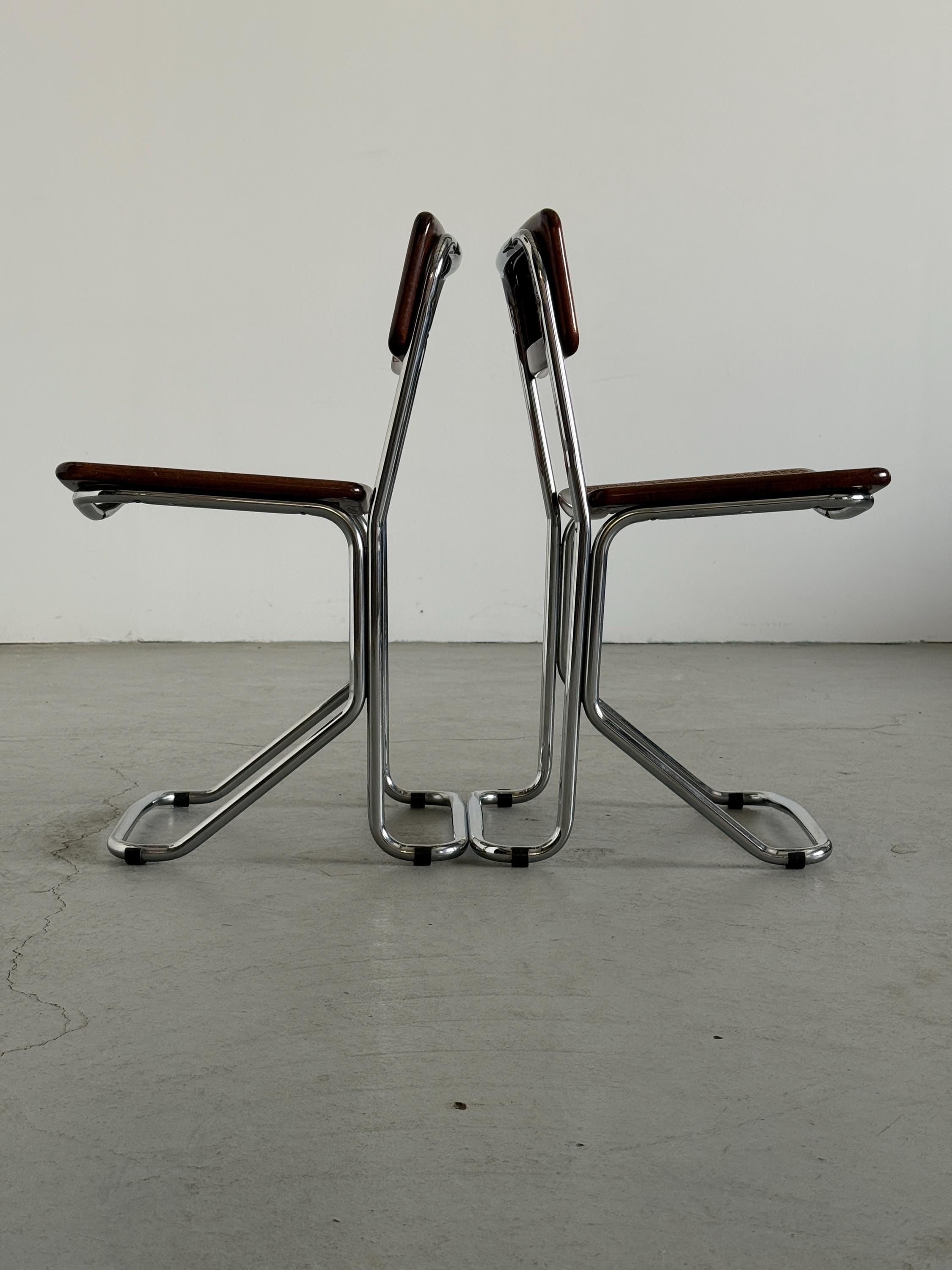 Dining Chairs Attributed to Arflex
