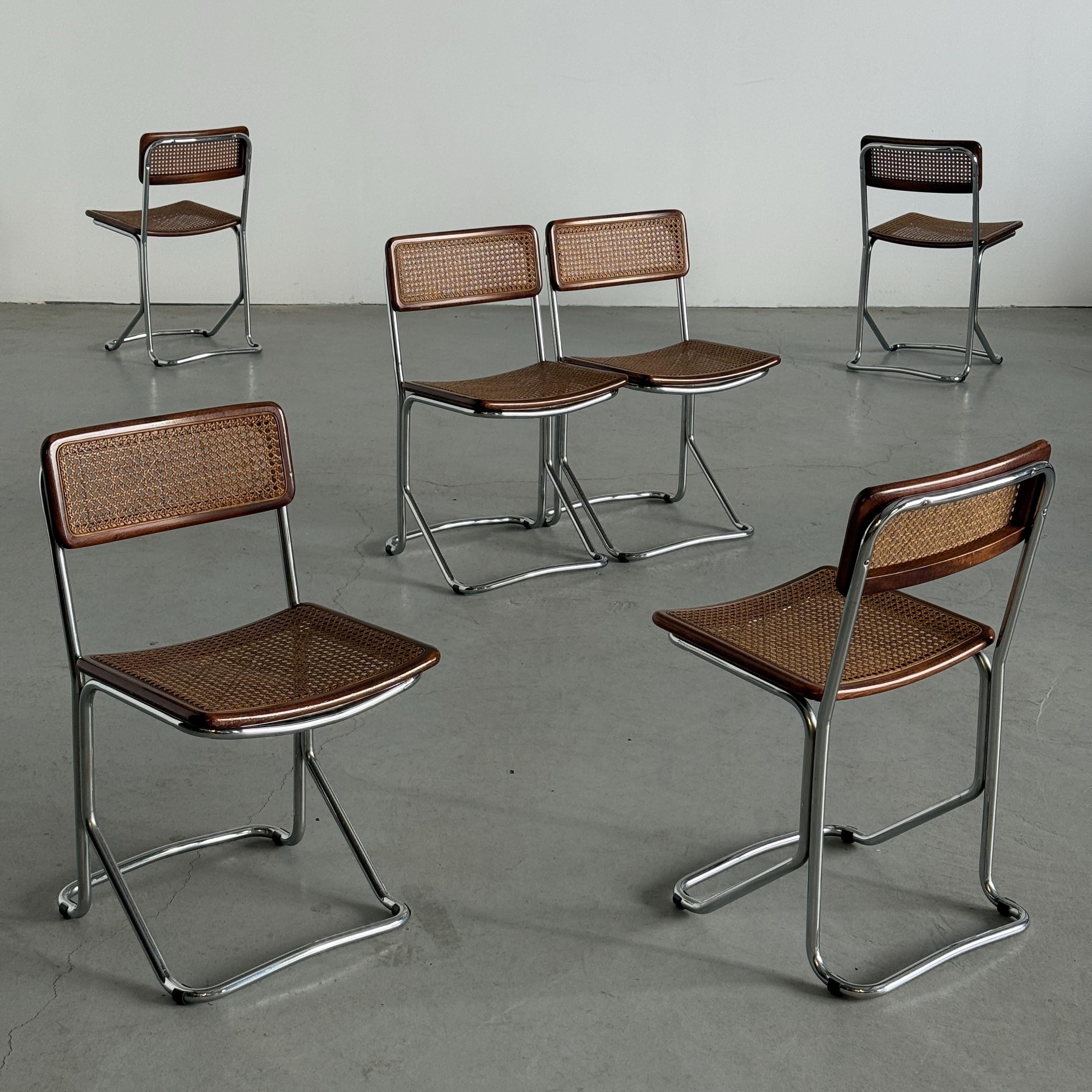 Dining Chairs Attributed to Arflex
