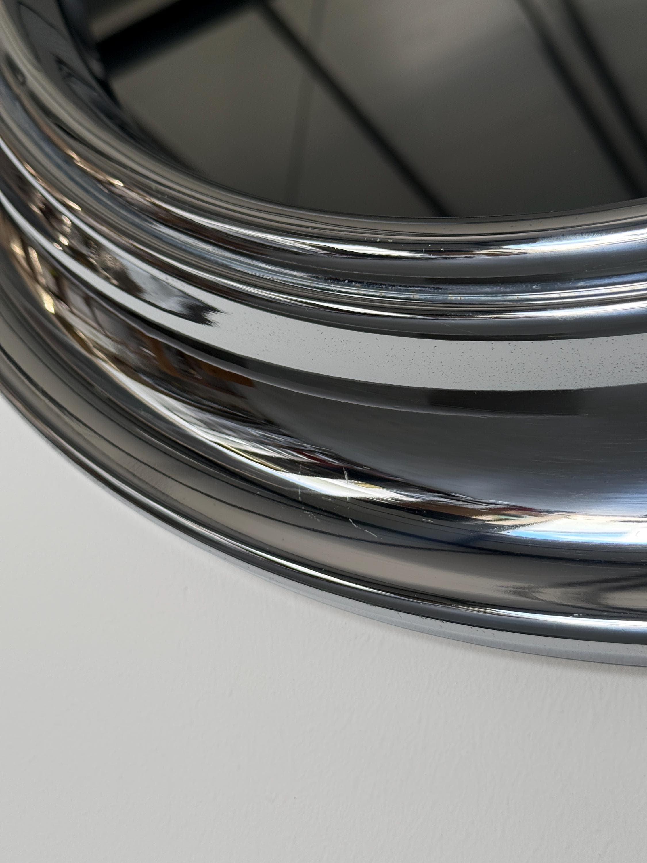 Vintage Wall-Mounted Circular Mirror