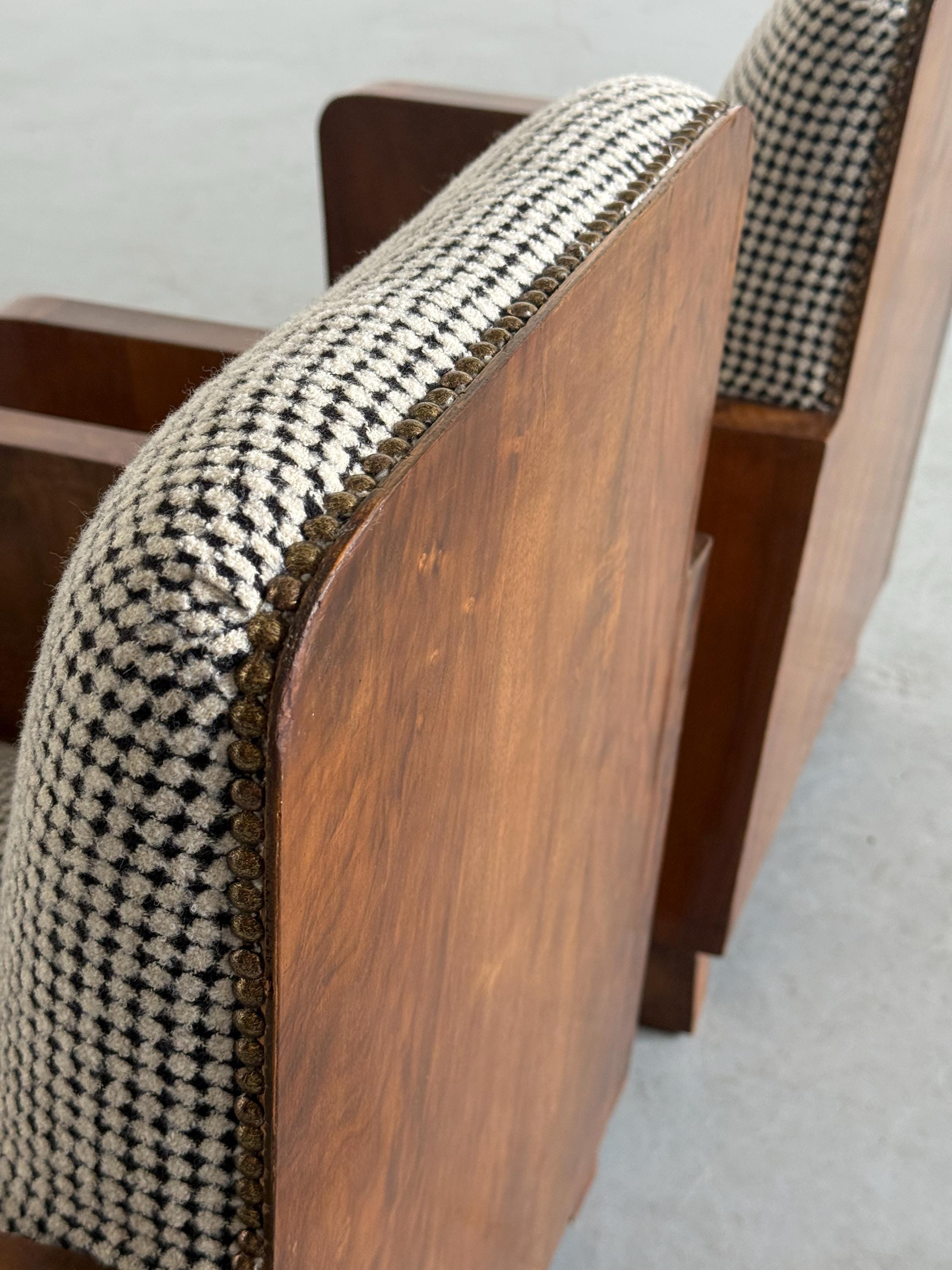 Art Deco Petit Slipper Chairs