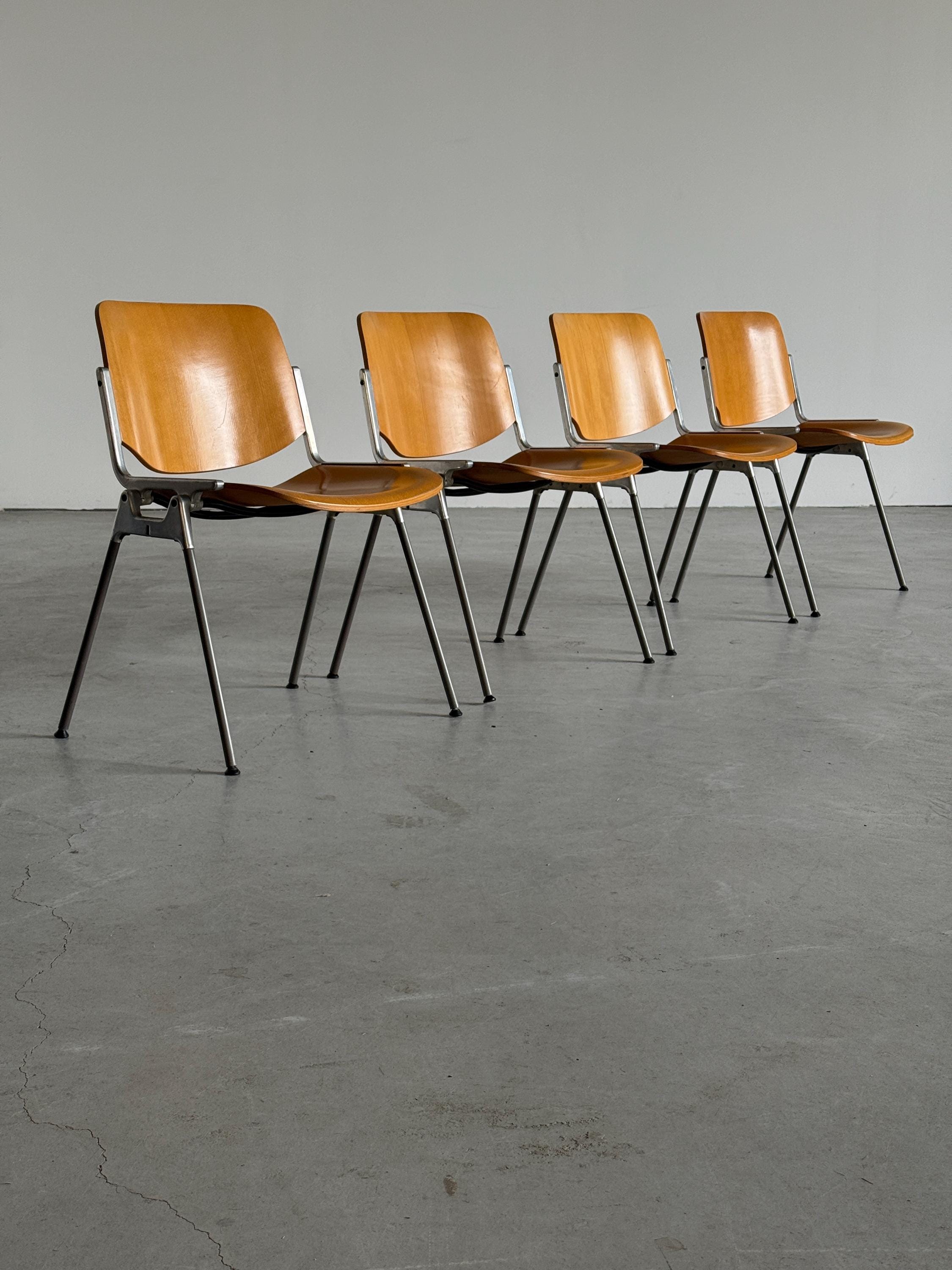 'DSC 106' Chairs by Giancarlo Piretti for Anonima Castelli