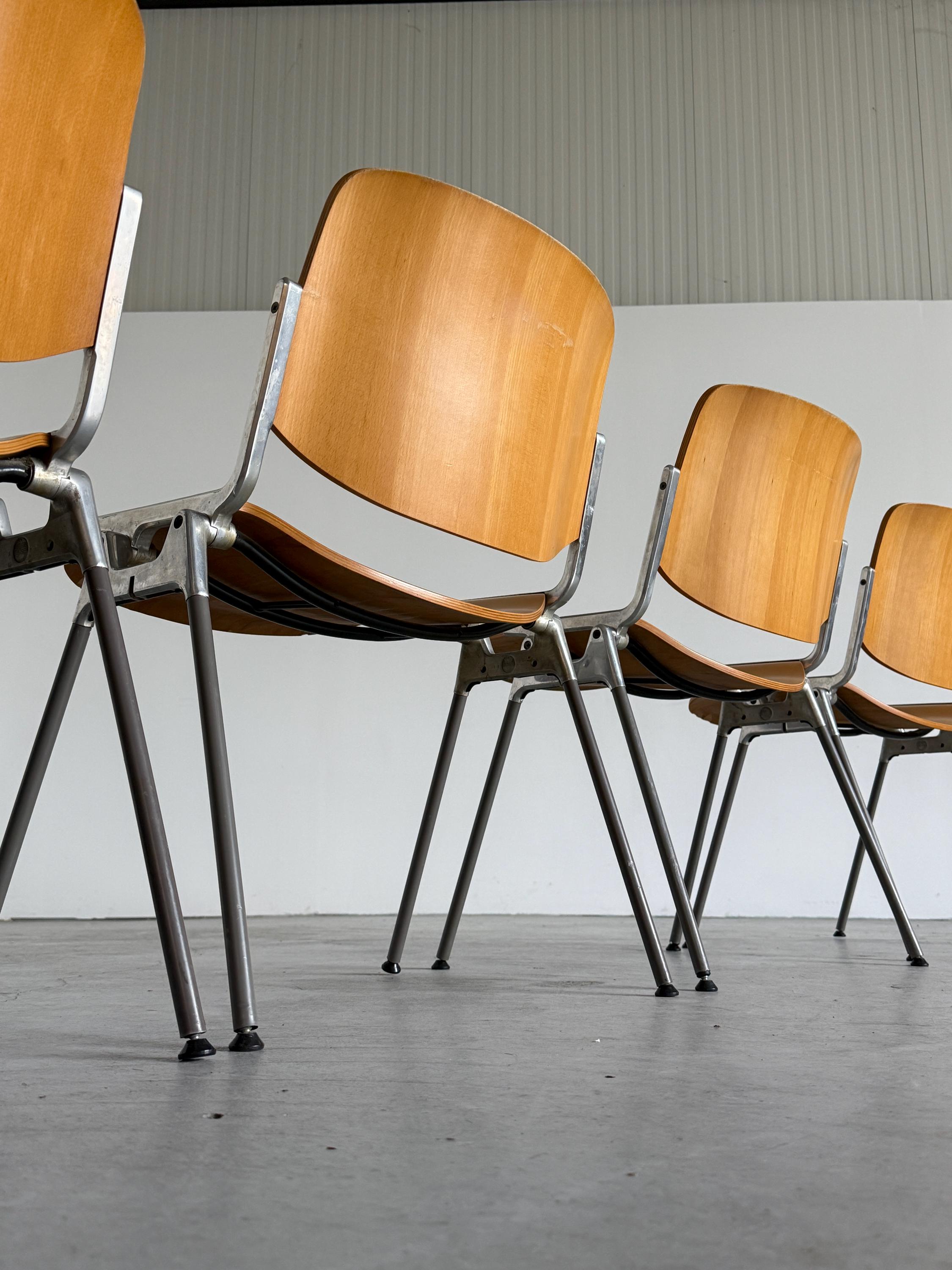 'DSC 106' Chairs by Giancarlo Piretti for Anonima Castelli
