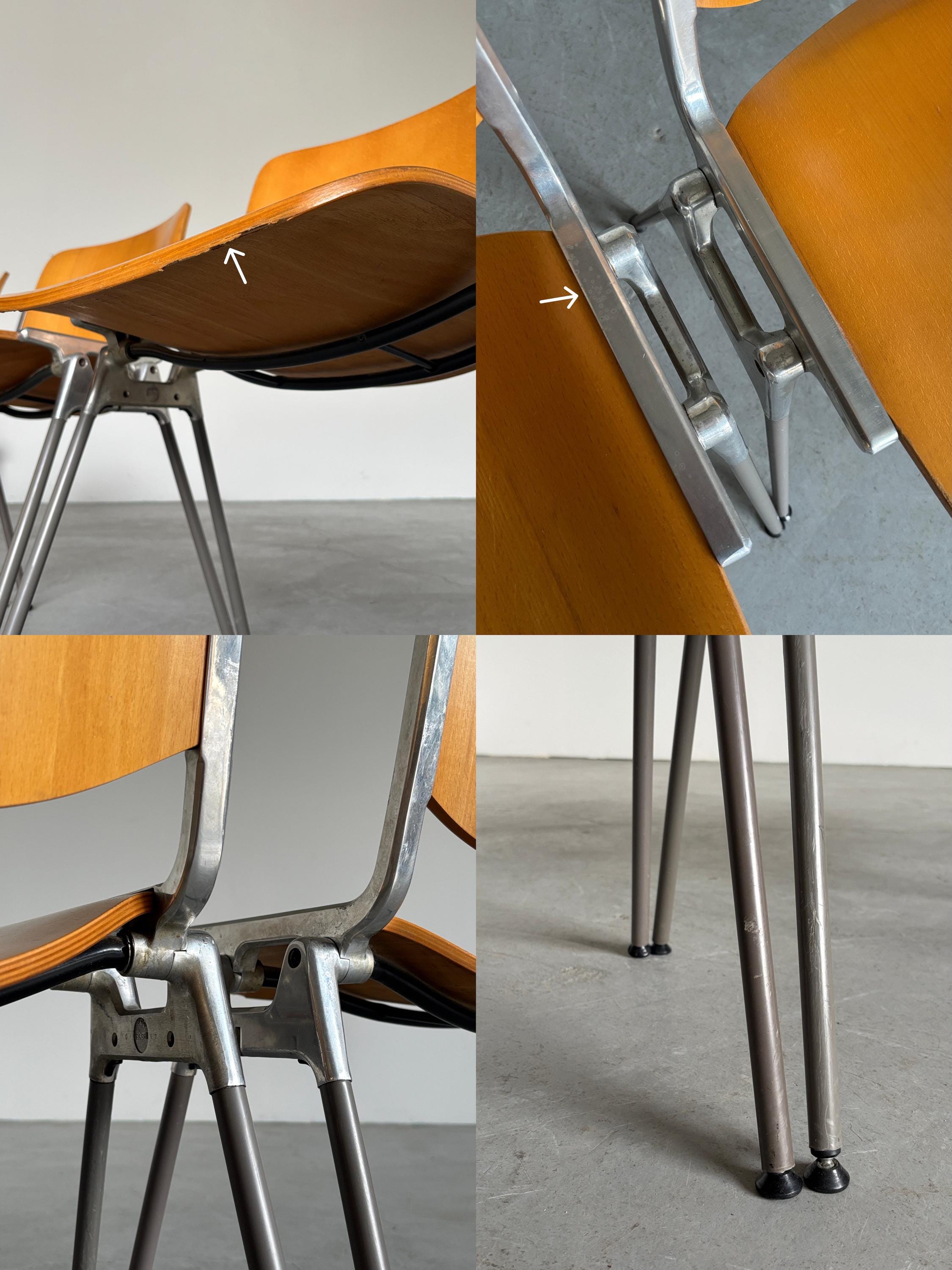 'DSC 106' Chairs by Giancarlo Piretti for Anonima Castelli
