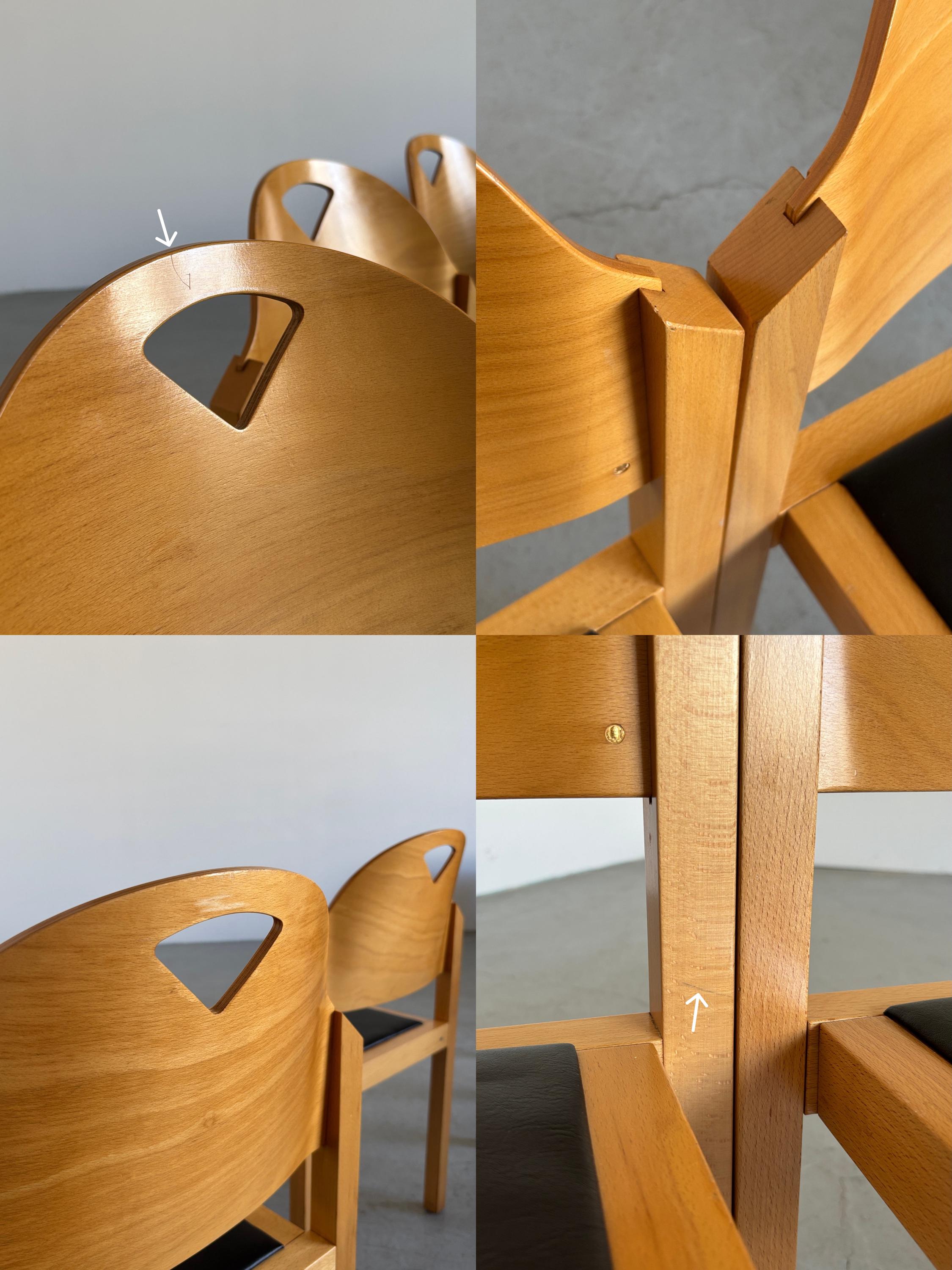 Postmodern Stackable Dining Chairs by Thonet Vienna