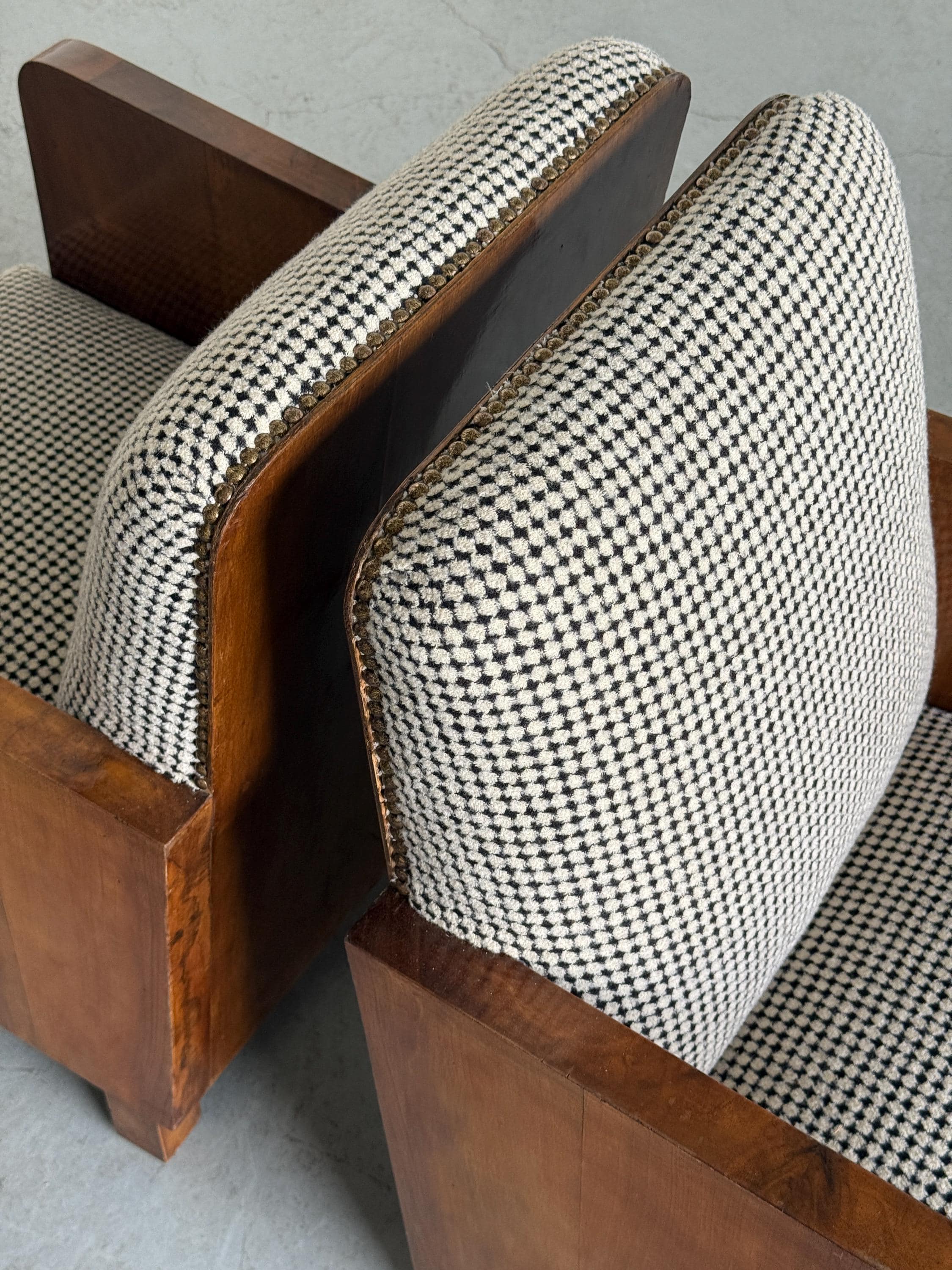 Art Deco Petit Slipper Chairs
