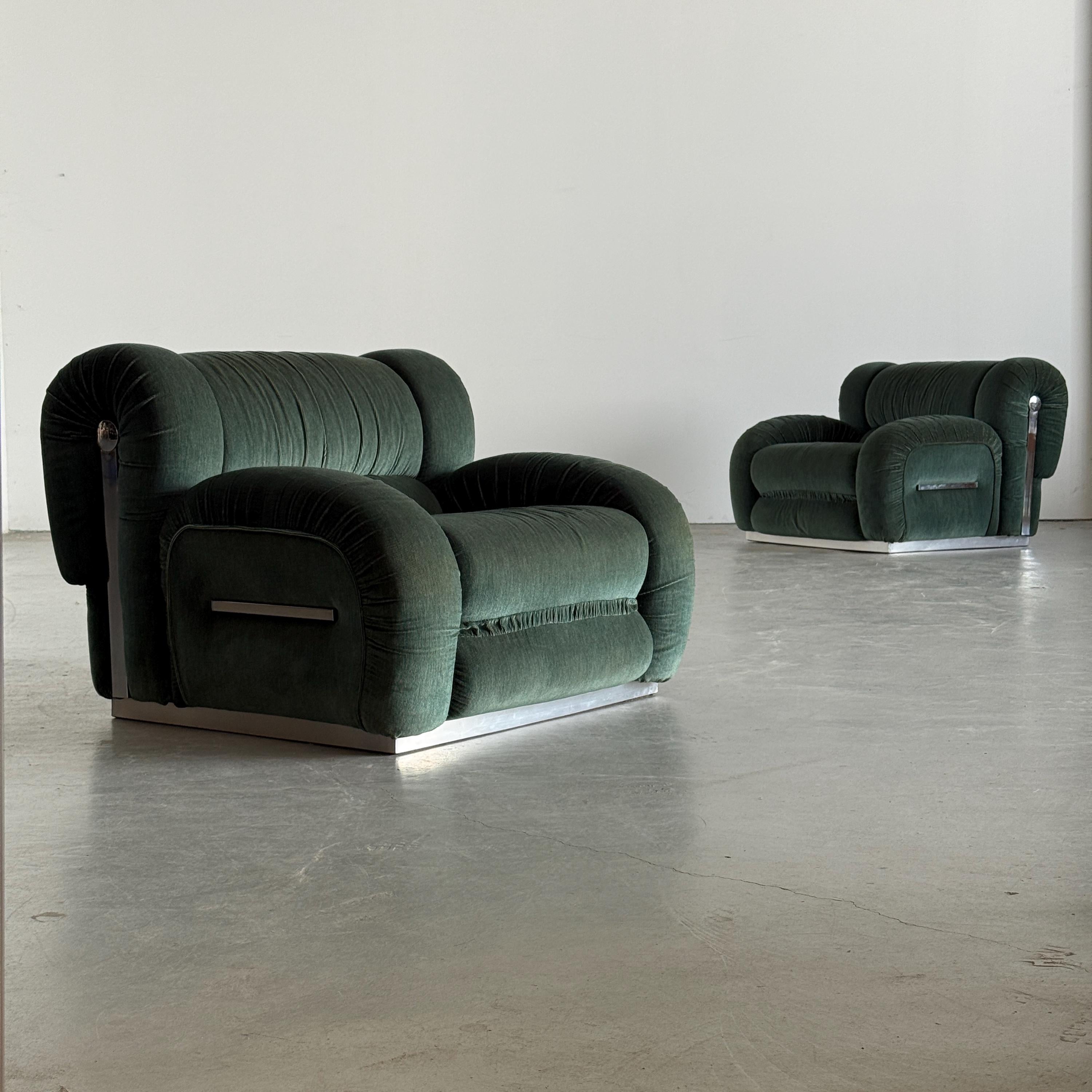Space Age Sculptural Cloud Lounge Chairs