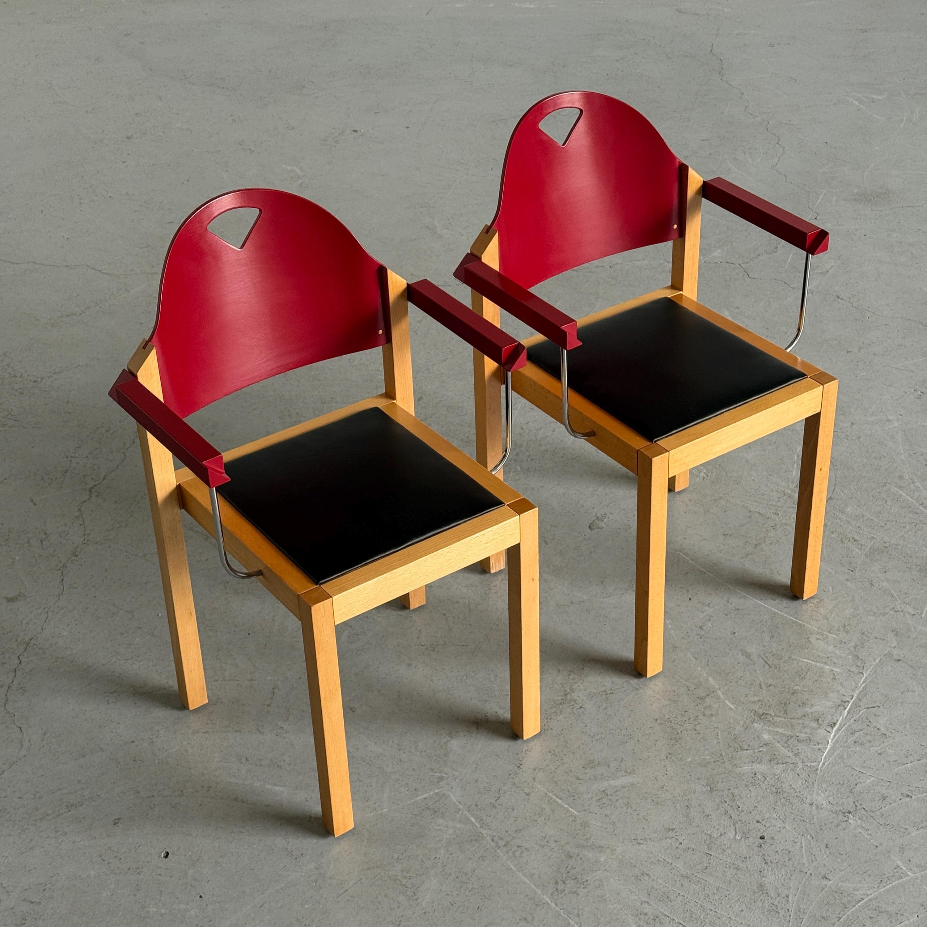 Thonet Postmodern Armchairs