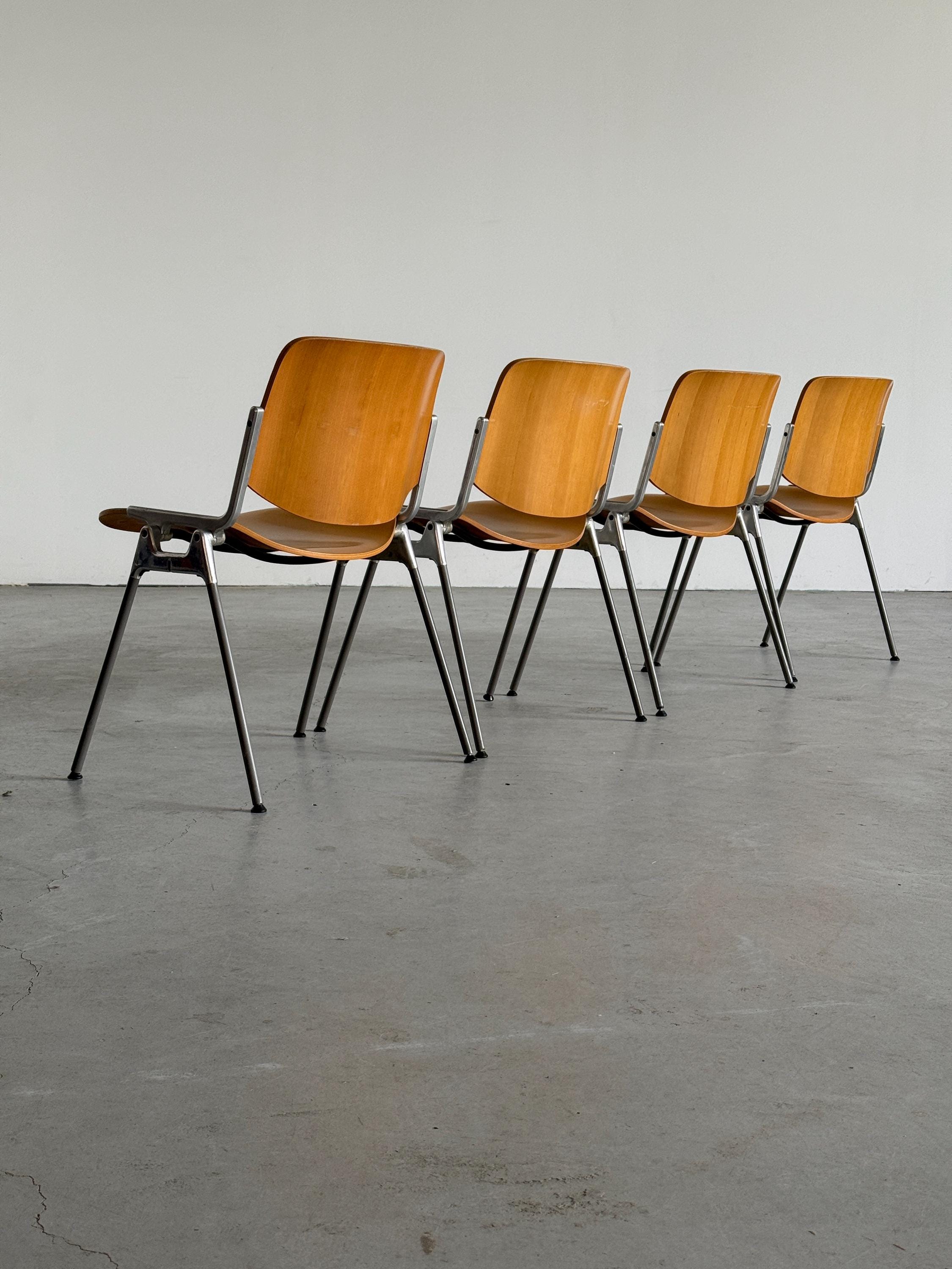 'DSC 106' Chairs by Giancarlo Piretti for Anonima Castelli