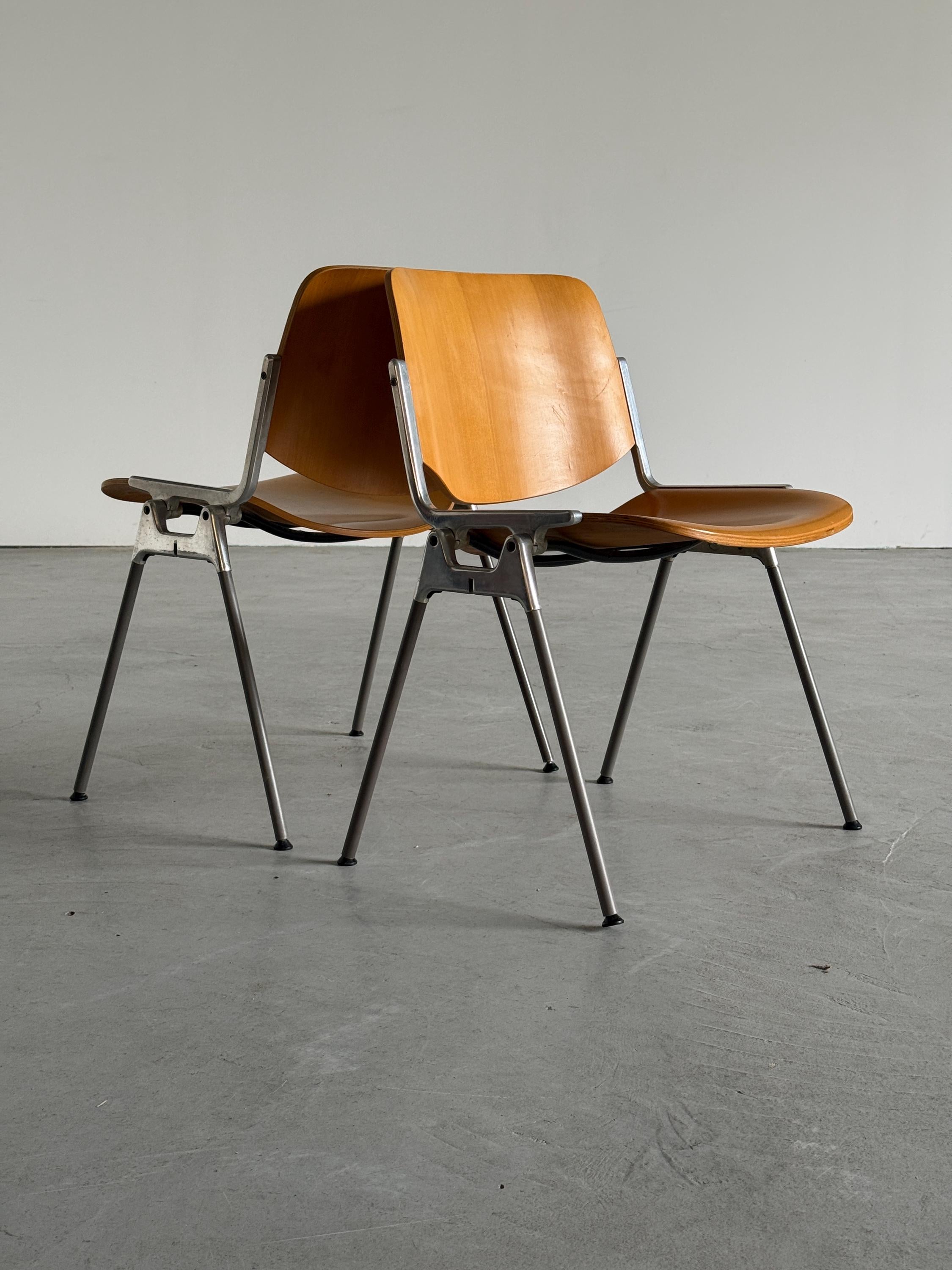 'DSC 106' Chairs by Giancarlo Piretti for Anonima Castelli