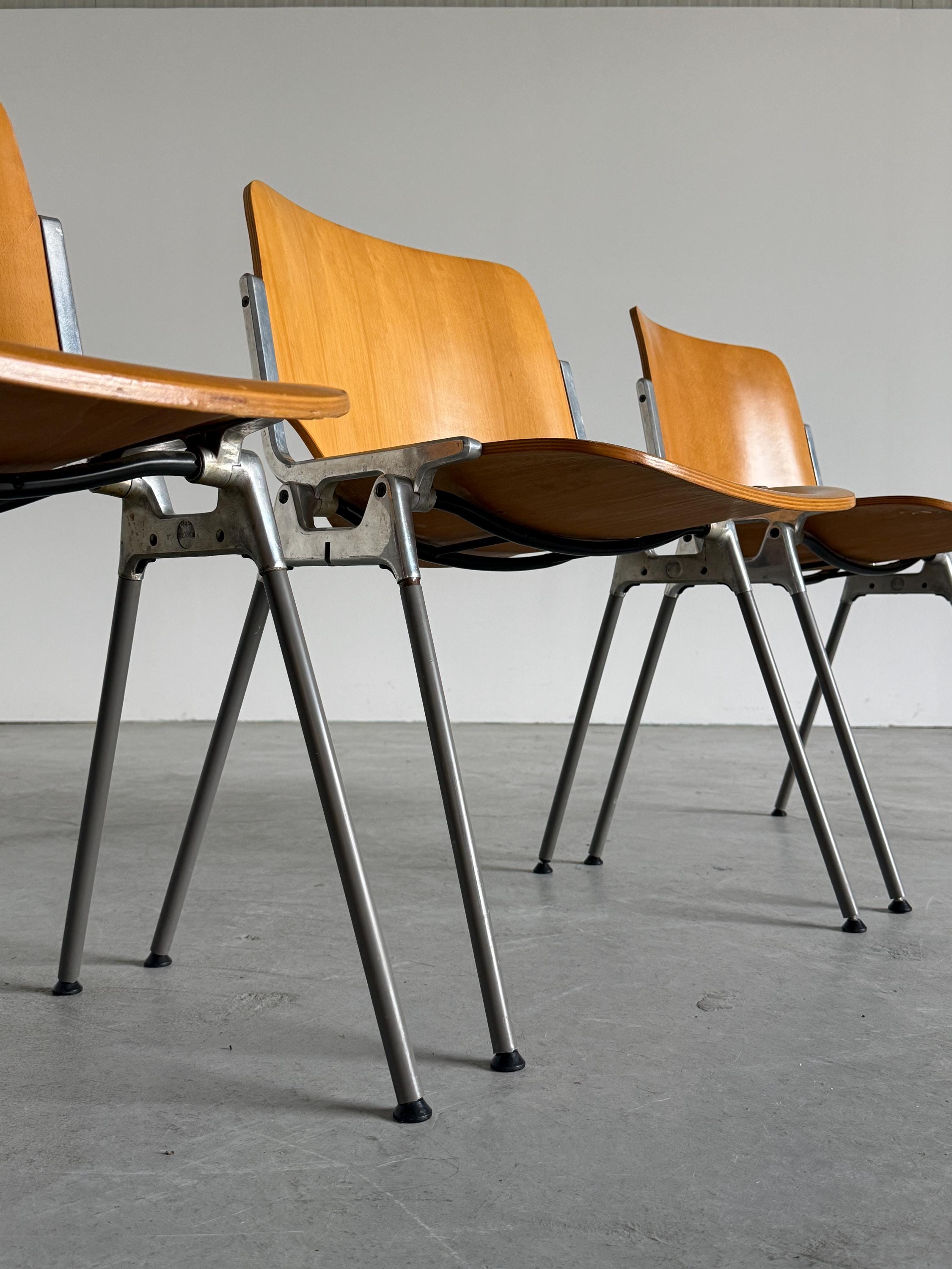 'DSC 106' Chairs by Giancarlo Piretti for Anonima Castelli