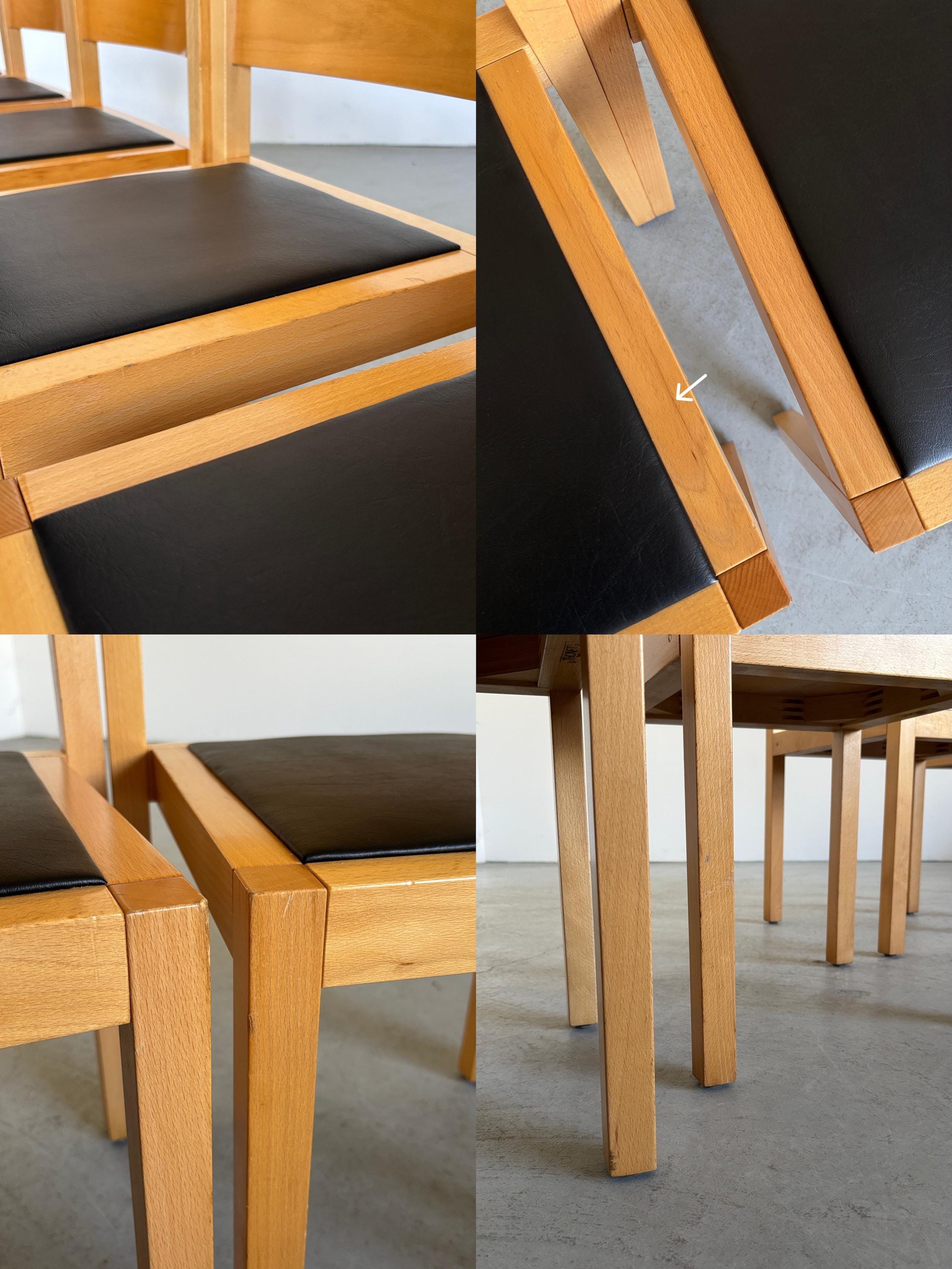 Postmodern Stackable Dining Chairs by Thonet Vienna