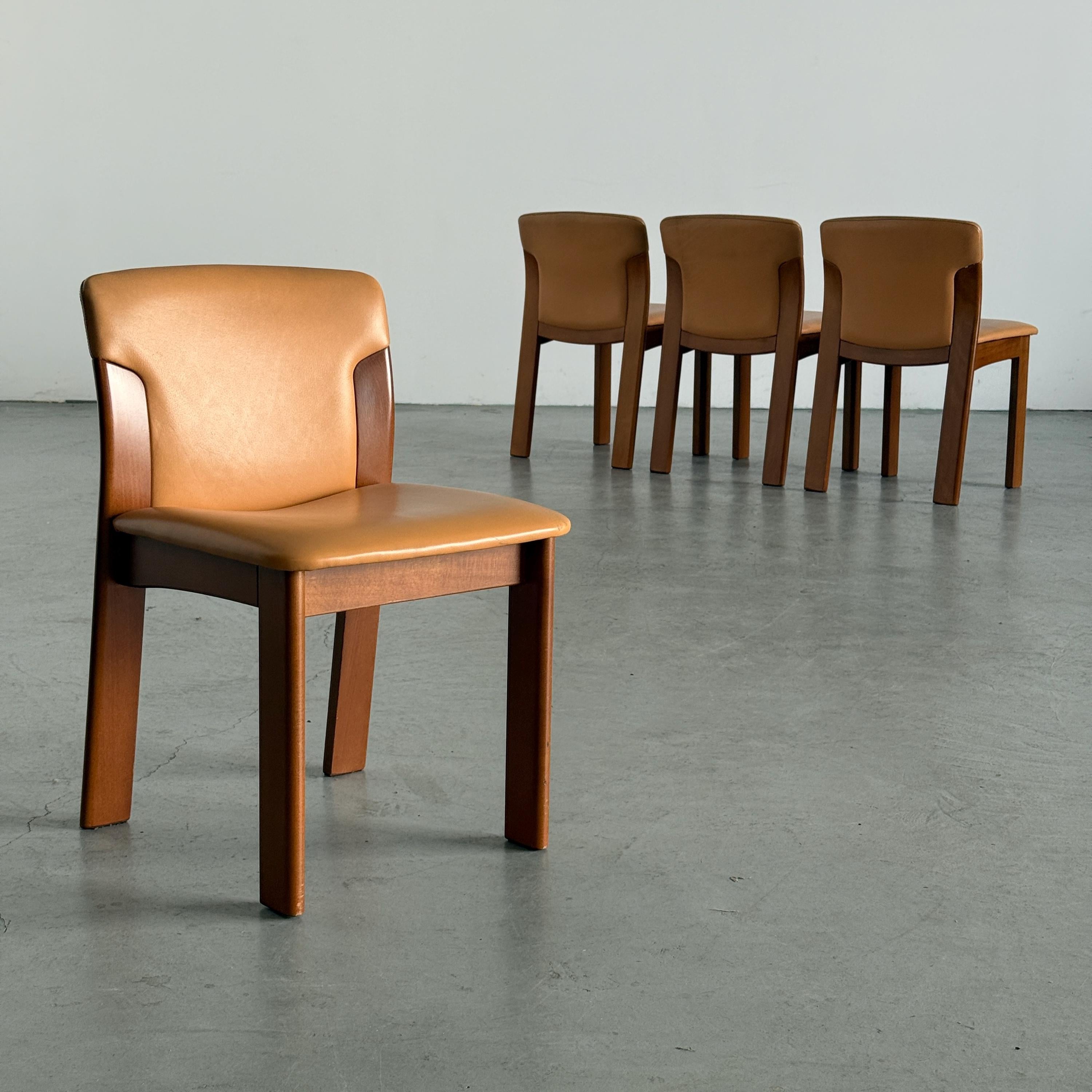 Dining Chairs in Style of Silvio Coppola