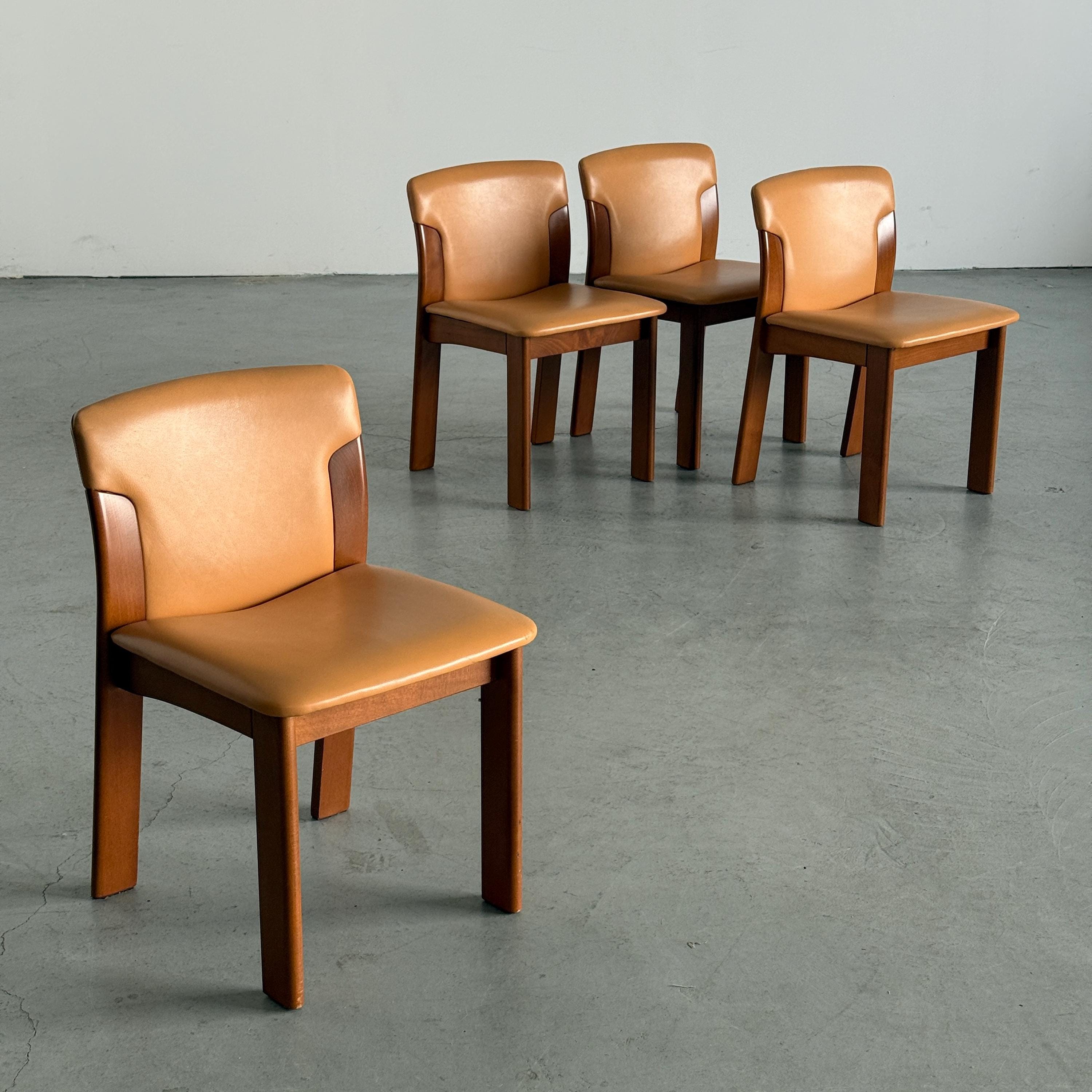 Dining Chairs in Style of Silvio Coppola