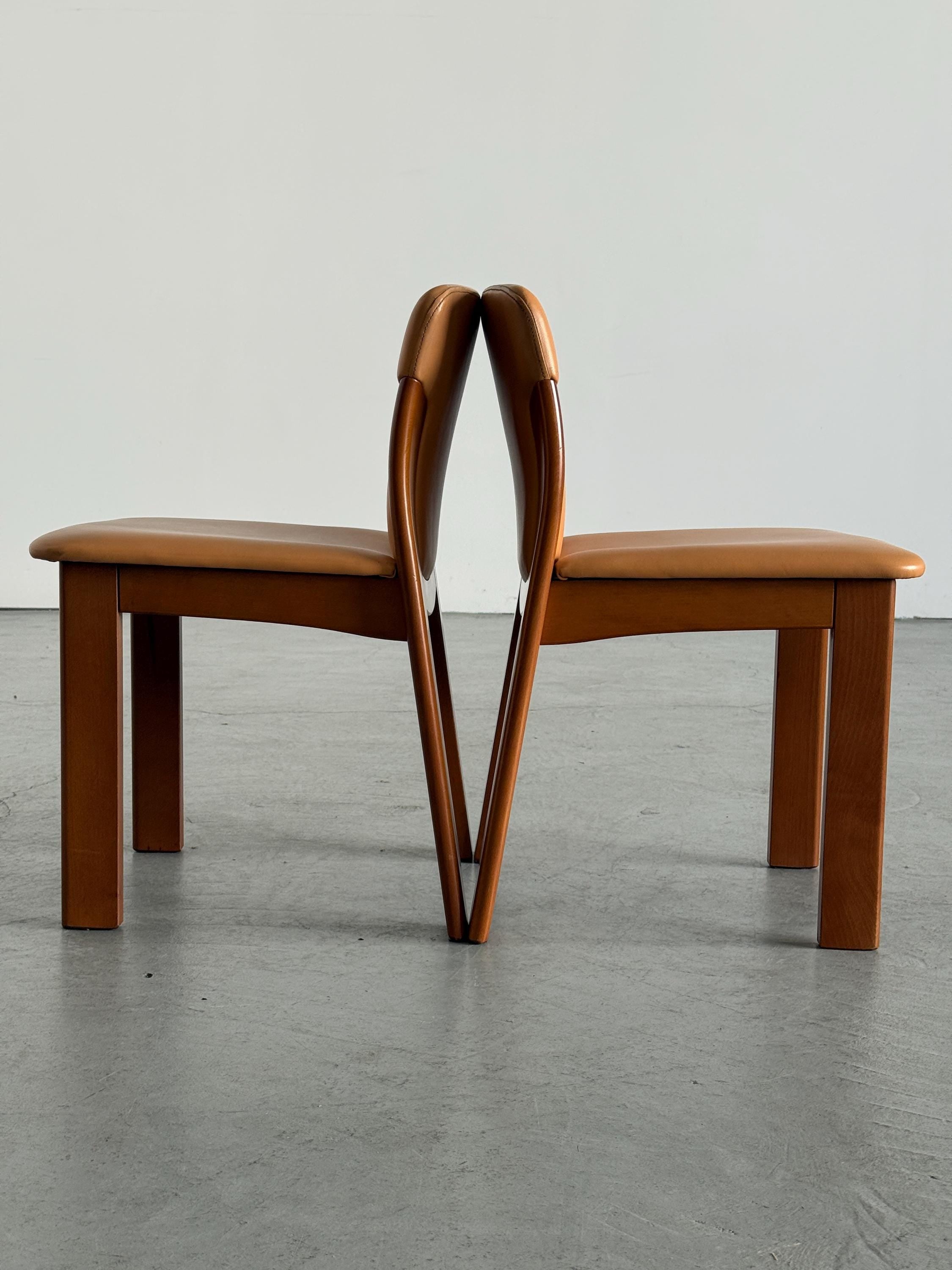 Dining Chairs in Style of Silvio Coppola