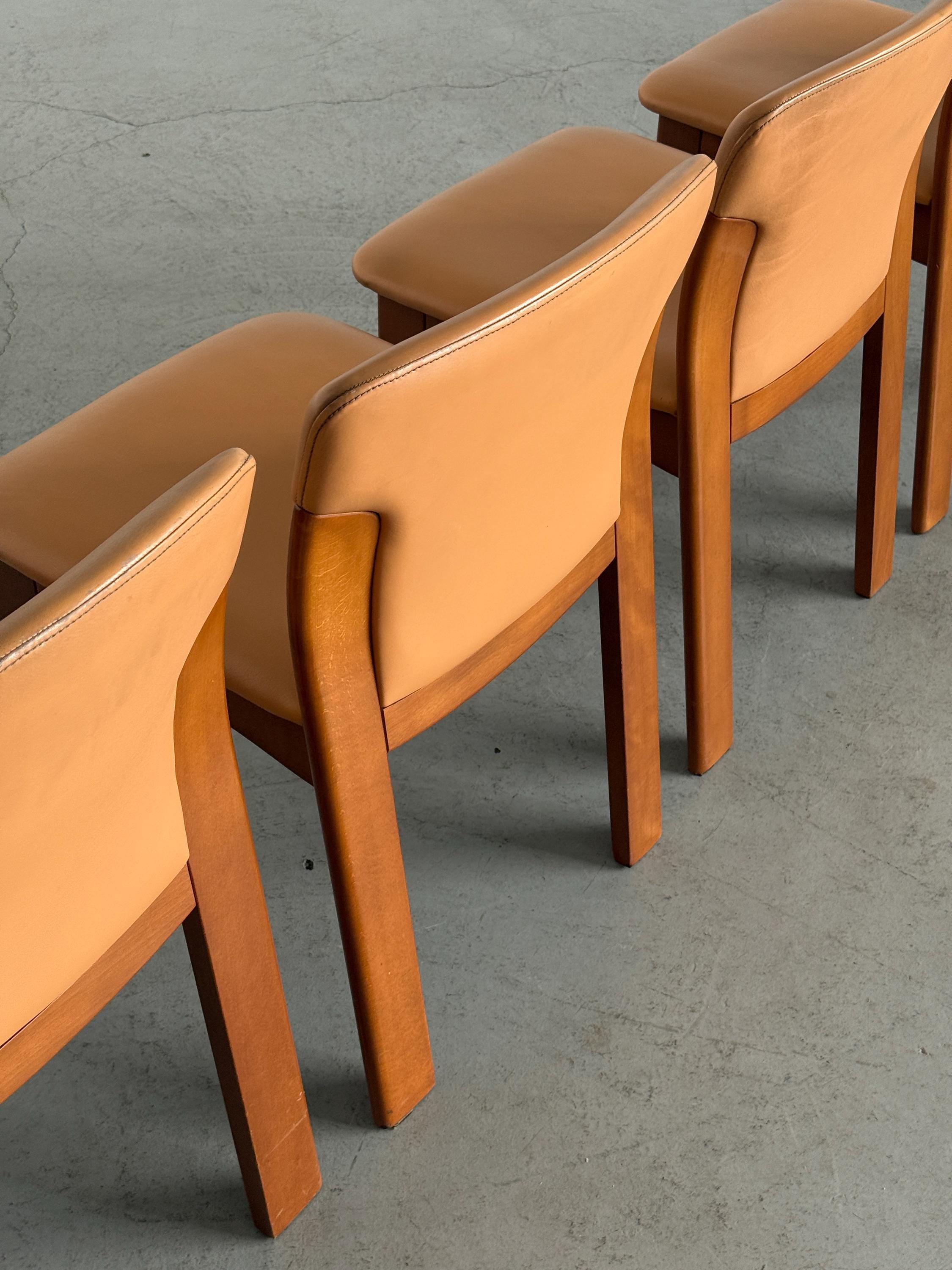 Dining Chairs in Style of Silvio Coppola