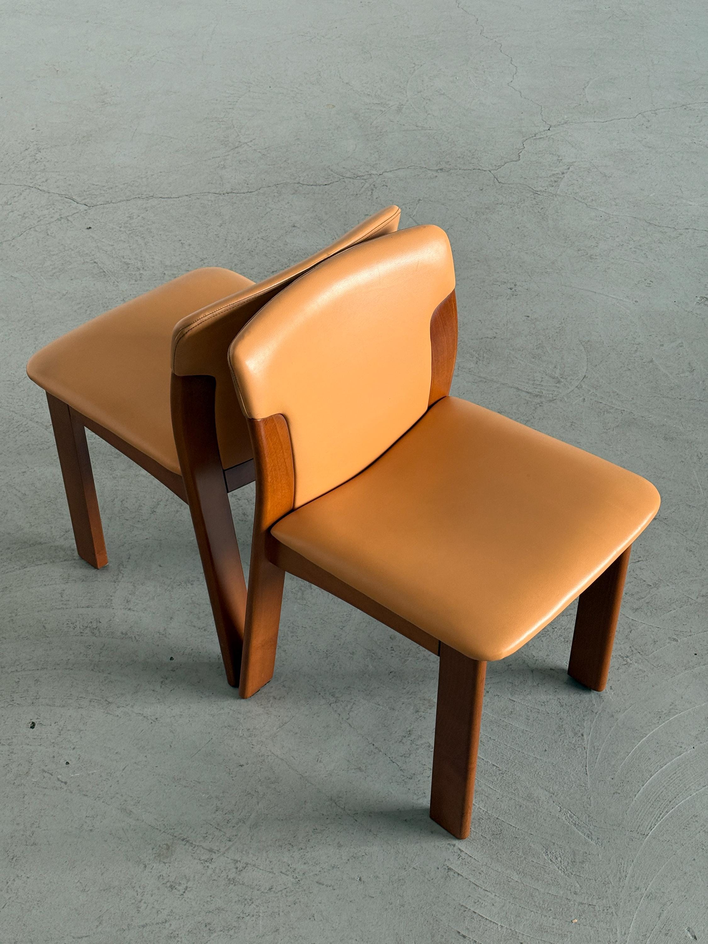Dining Chairs in Style of Silvio Coppola
