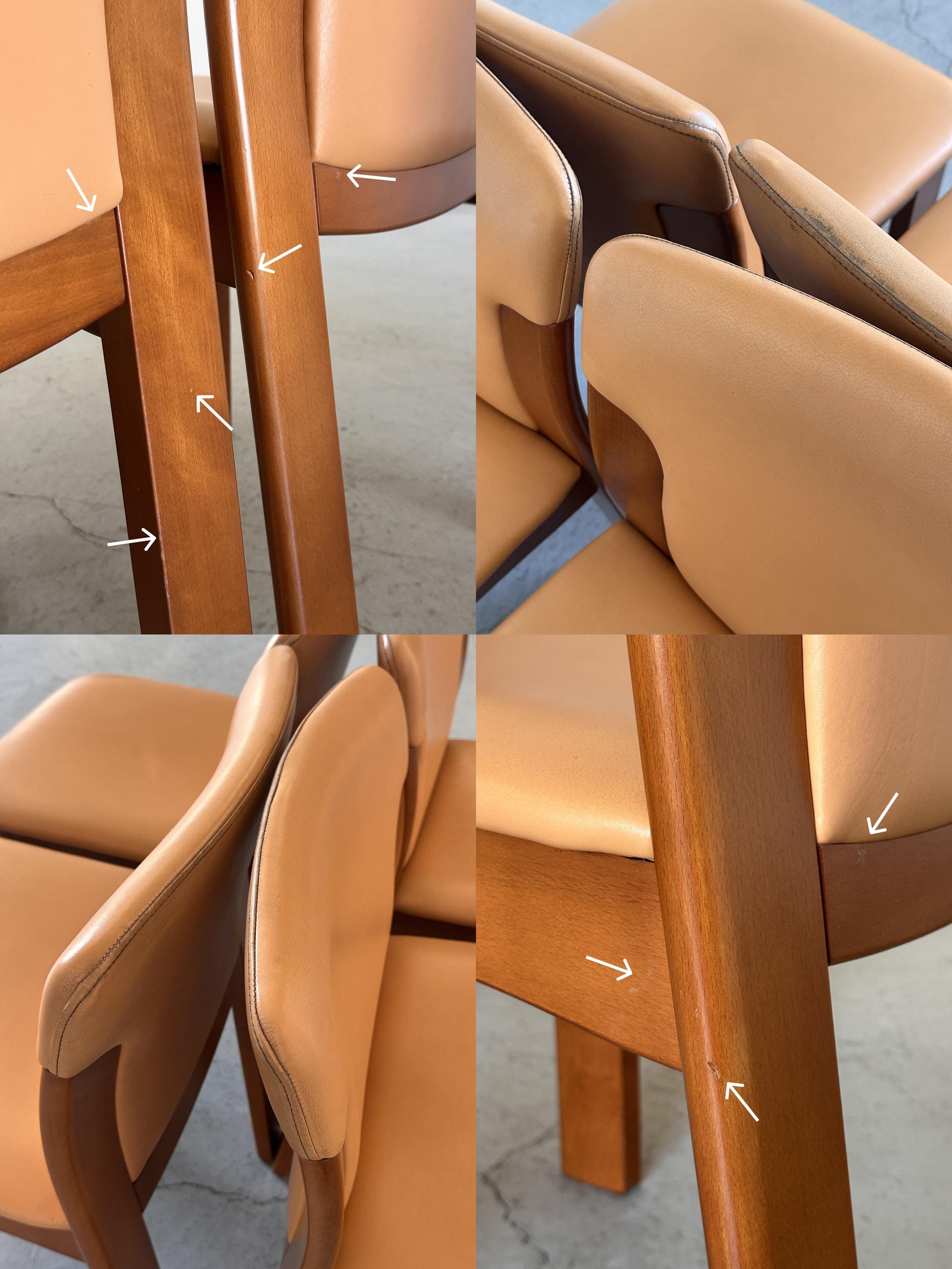 Dining Chairs in Style of Silvio Coppola
