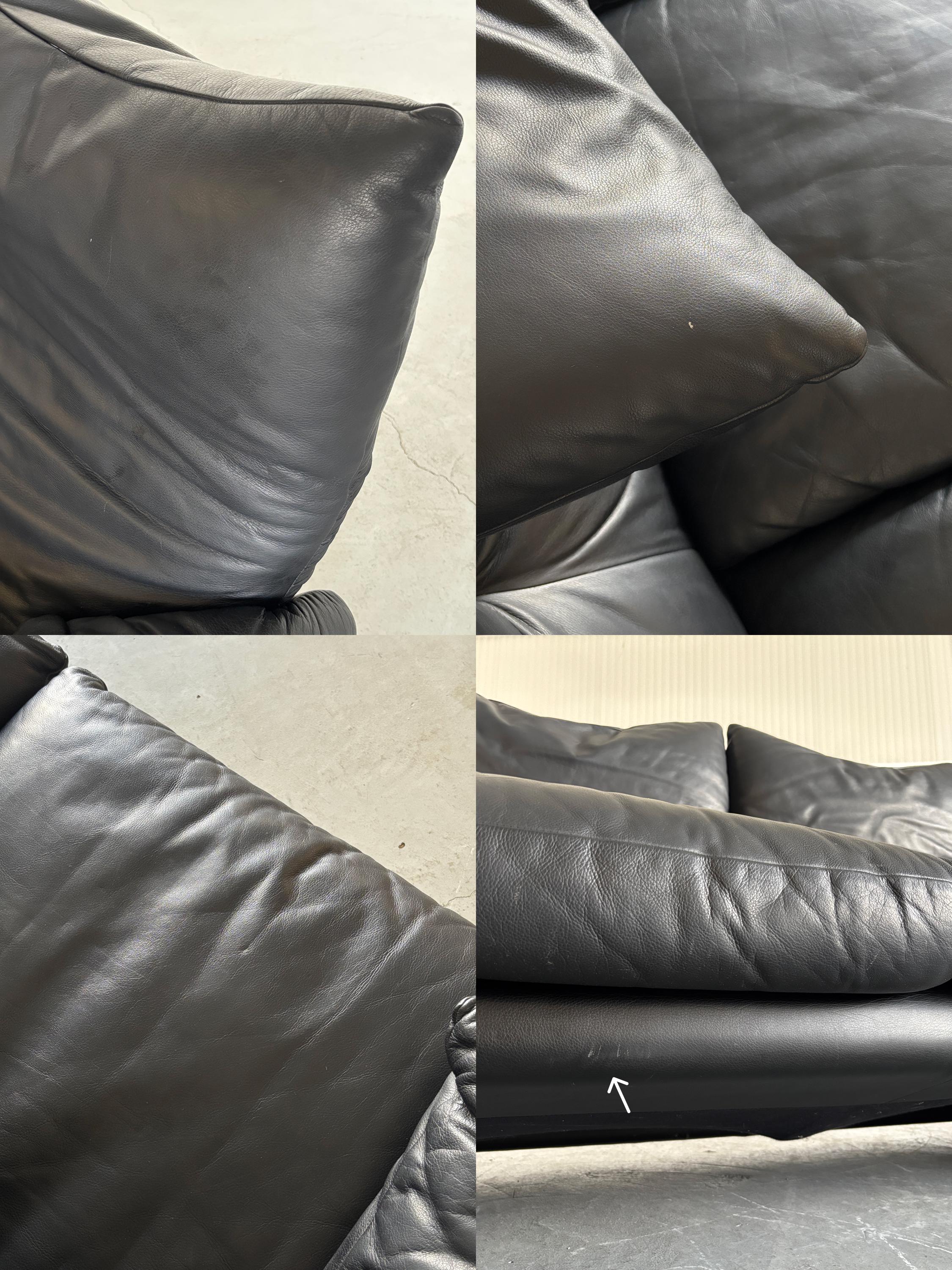 'Maralunga' Three-Seater Sofa by Vico Magistretti for Cassina