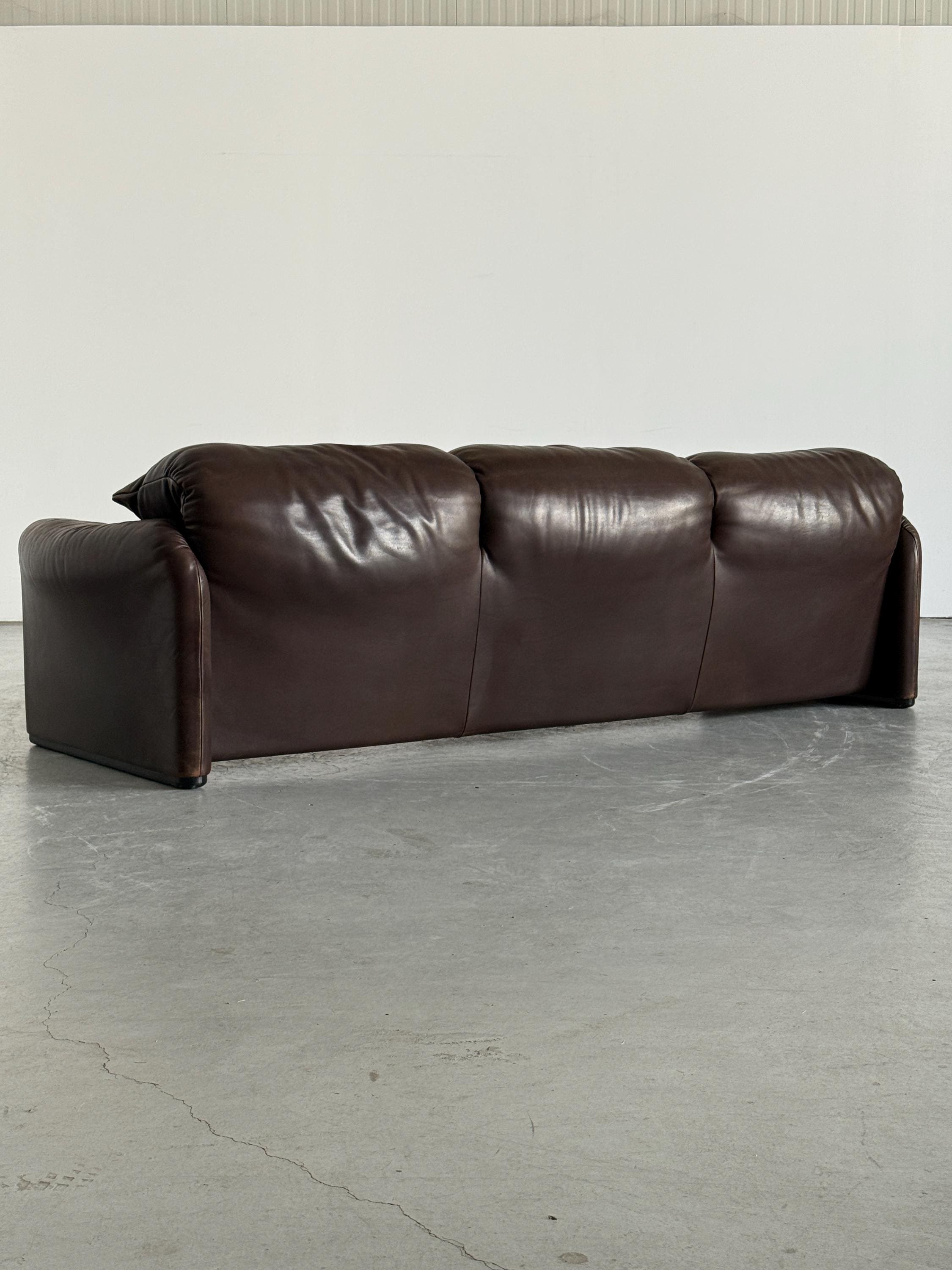 'Maralunga' Three-Seater Sofa by Vico Magistretti for Cassina
