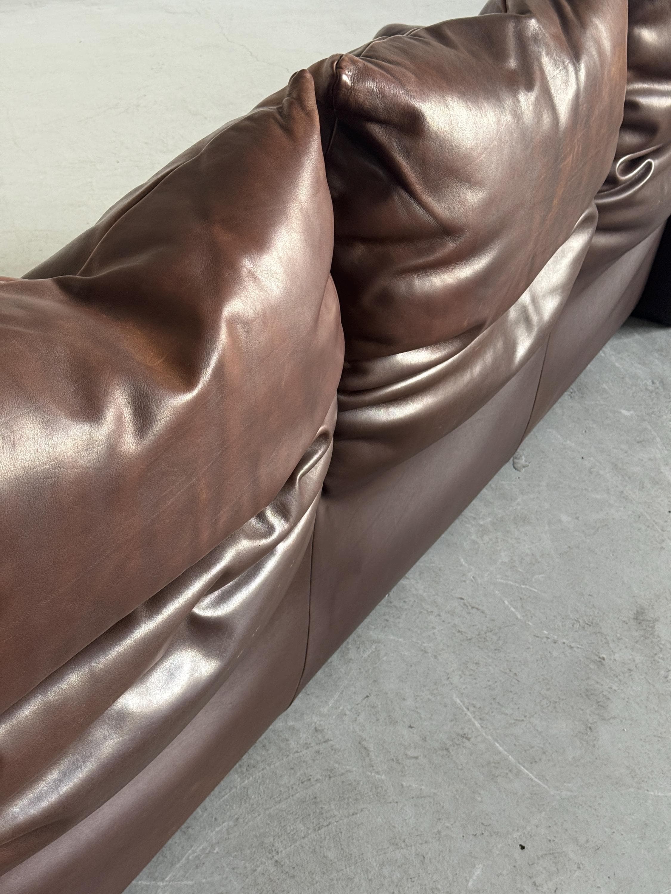 'Maralunga' Three-Seater Sofa by Vico Magistretti for Cassina