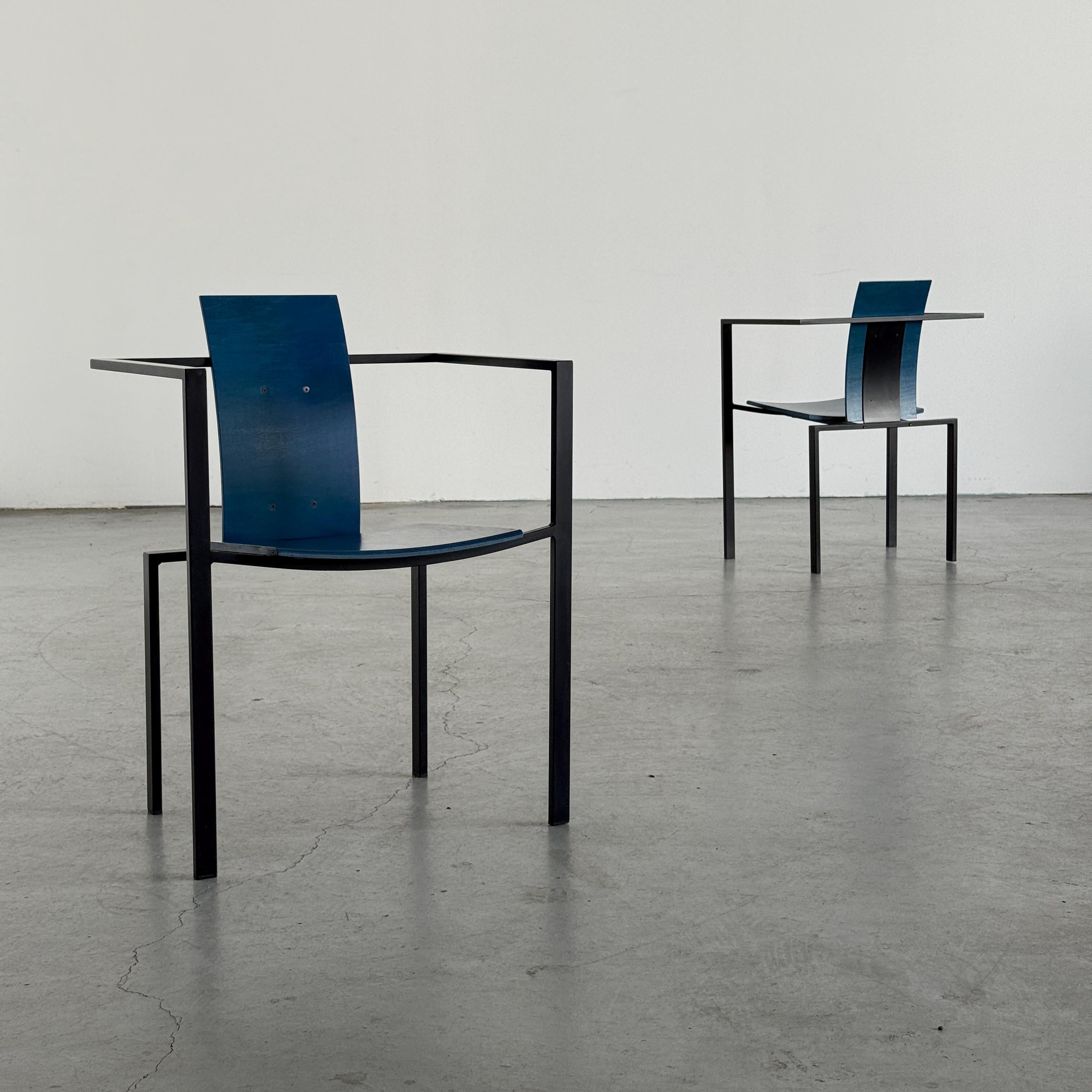 Geometrical Chairs by Karl Friedrich Förster for KFF