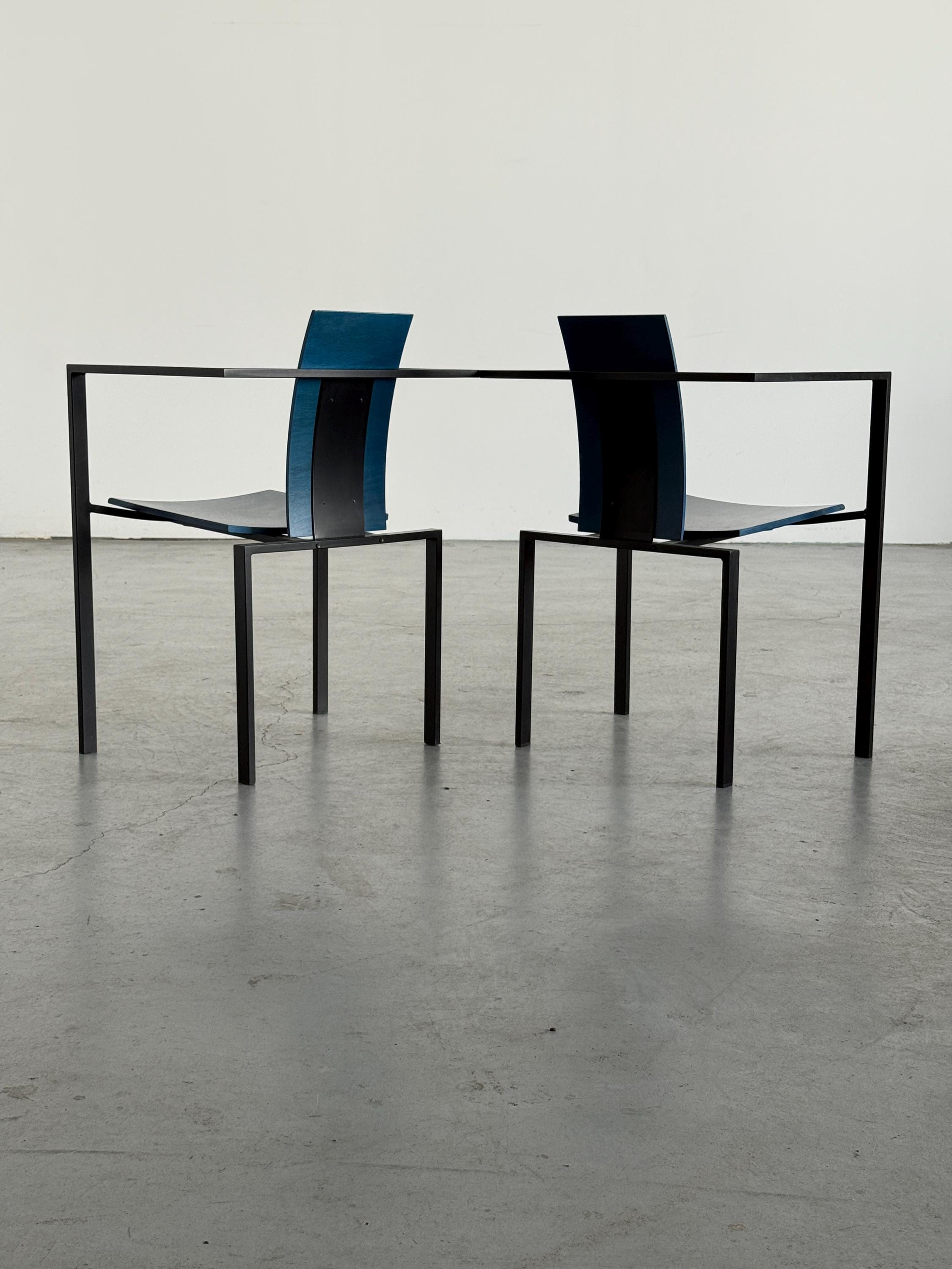 Geometrical Chairs by Karl Friedrich Förster for KFF