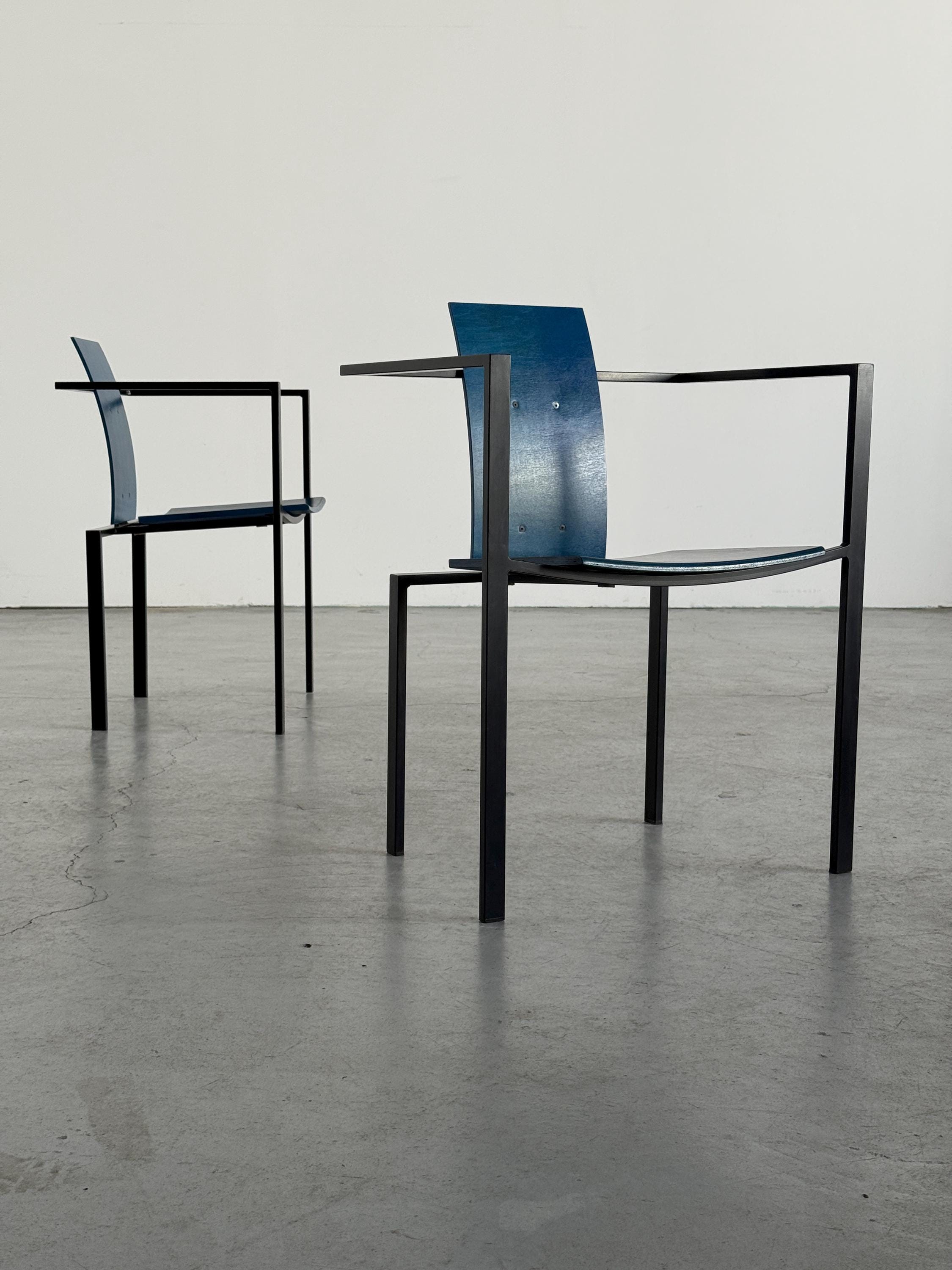 Geometrical Chairs by Karl Friedrich Förster for KFF