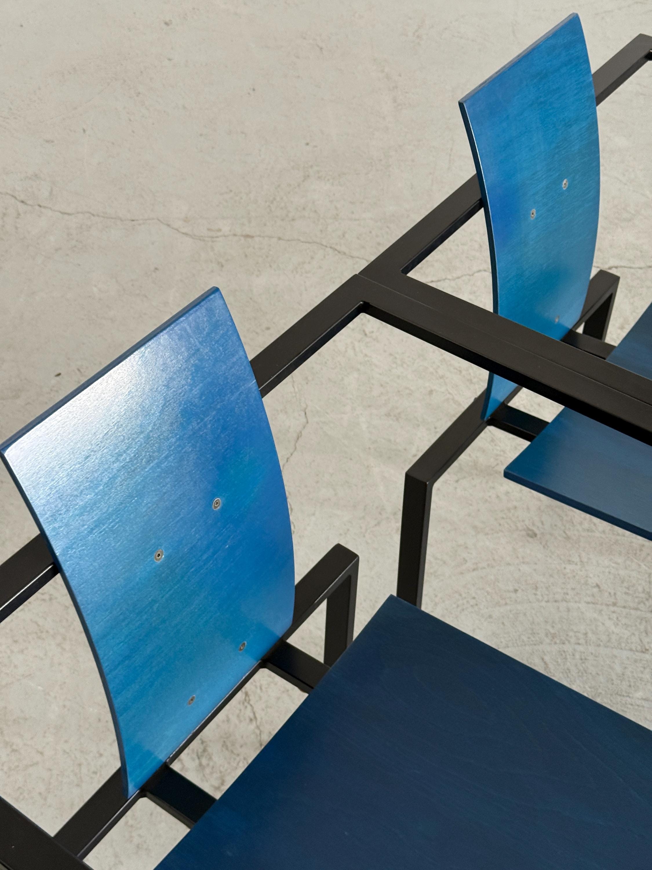 Geometrical Chairs by Karl Friedrich Förster for KFF