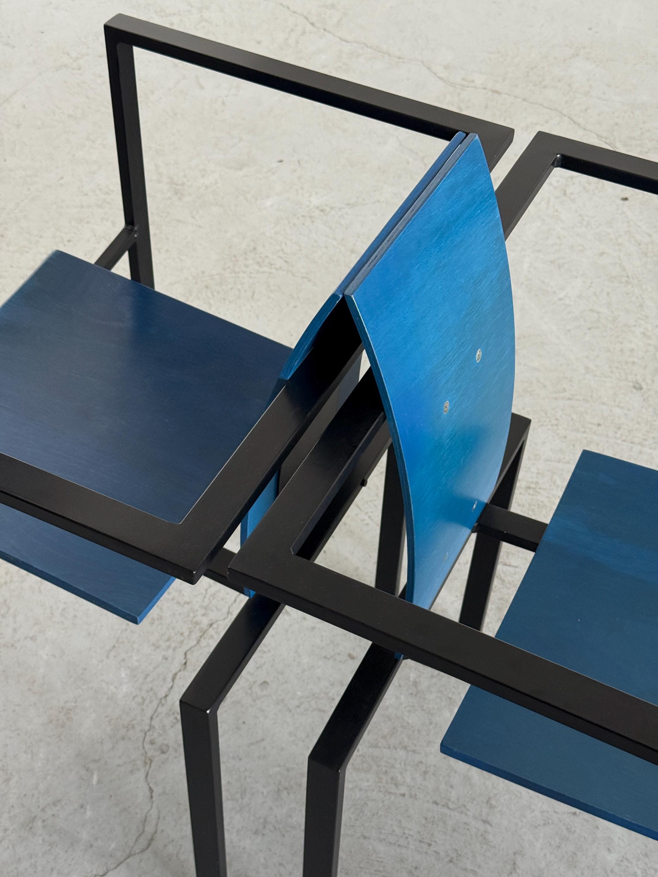 Geometrical Chairs by Karl Friedrich Förster for KFF