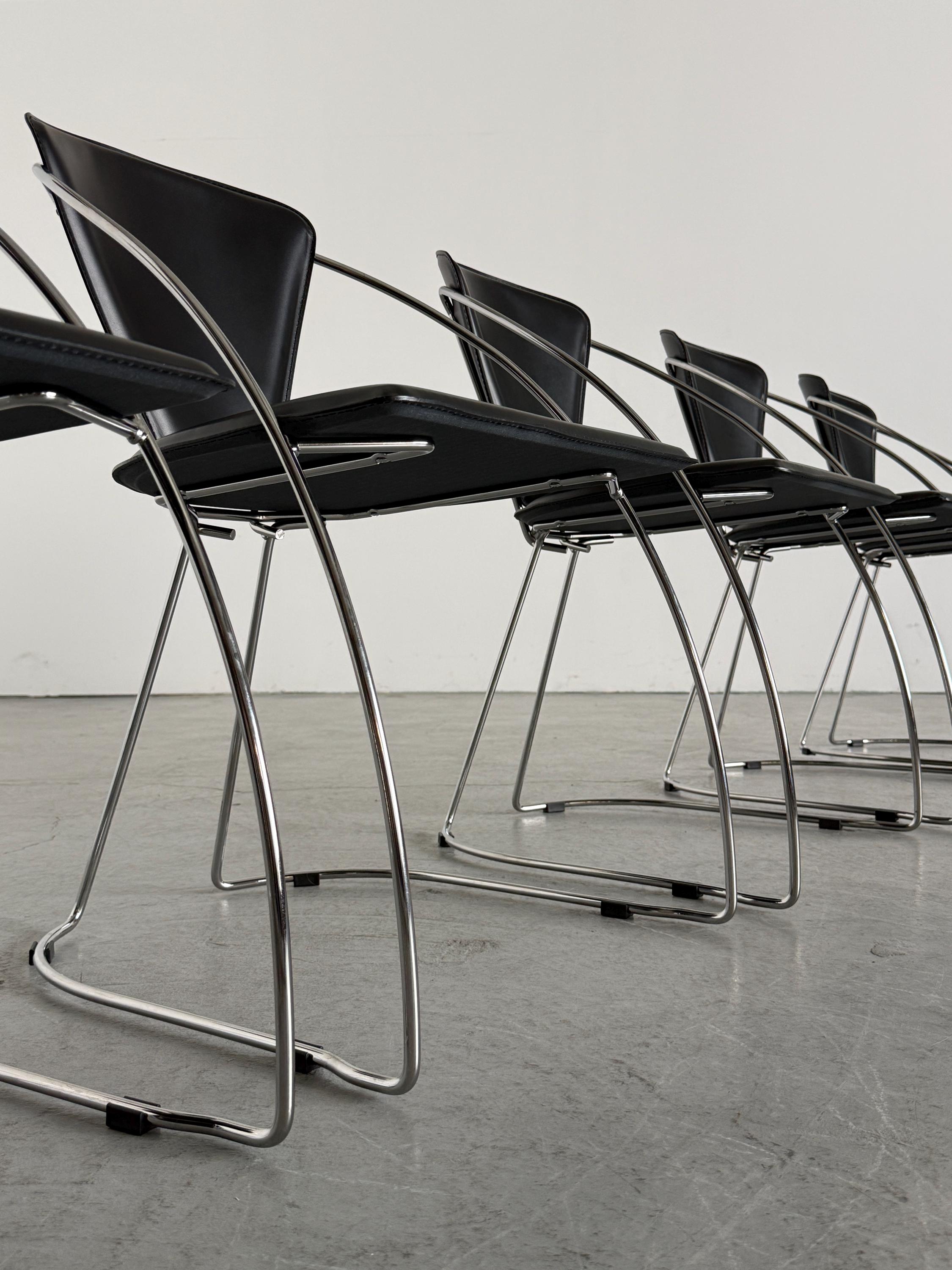 Postmodern Chairs in Style of Arrben