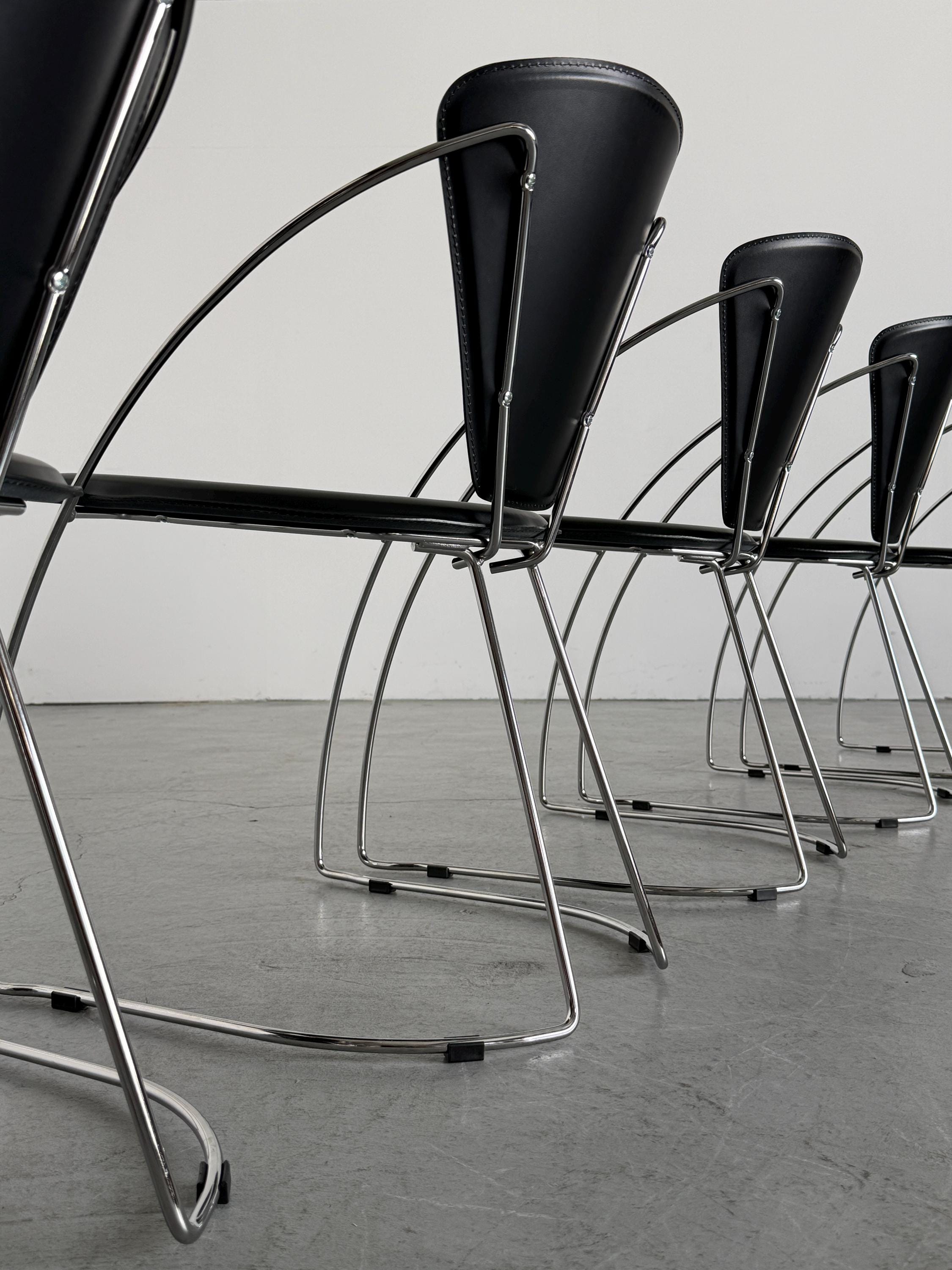 Postmodern Chairs in Style of Arrben