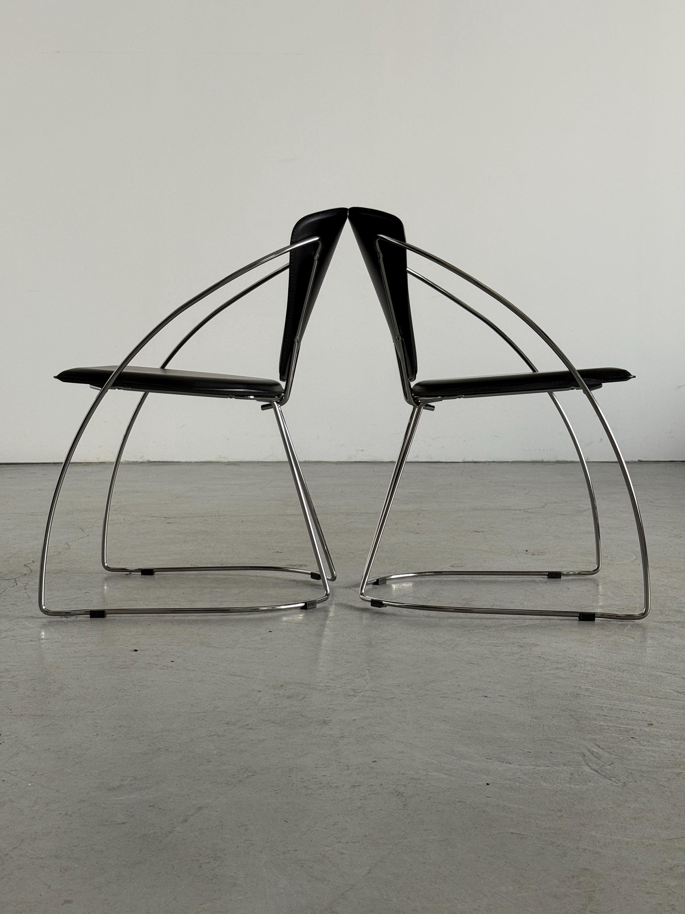Postmodern Chairs in Style of Arrben