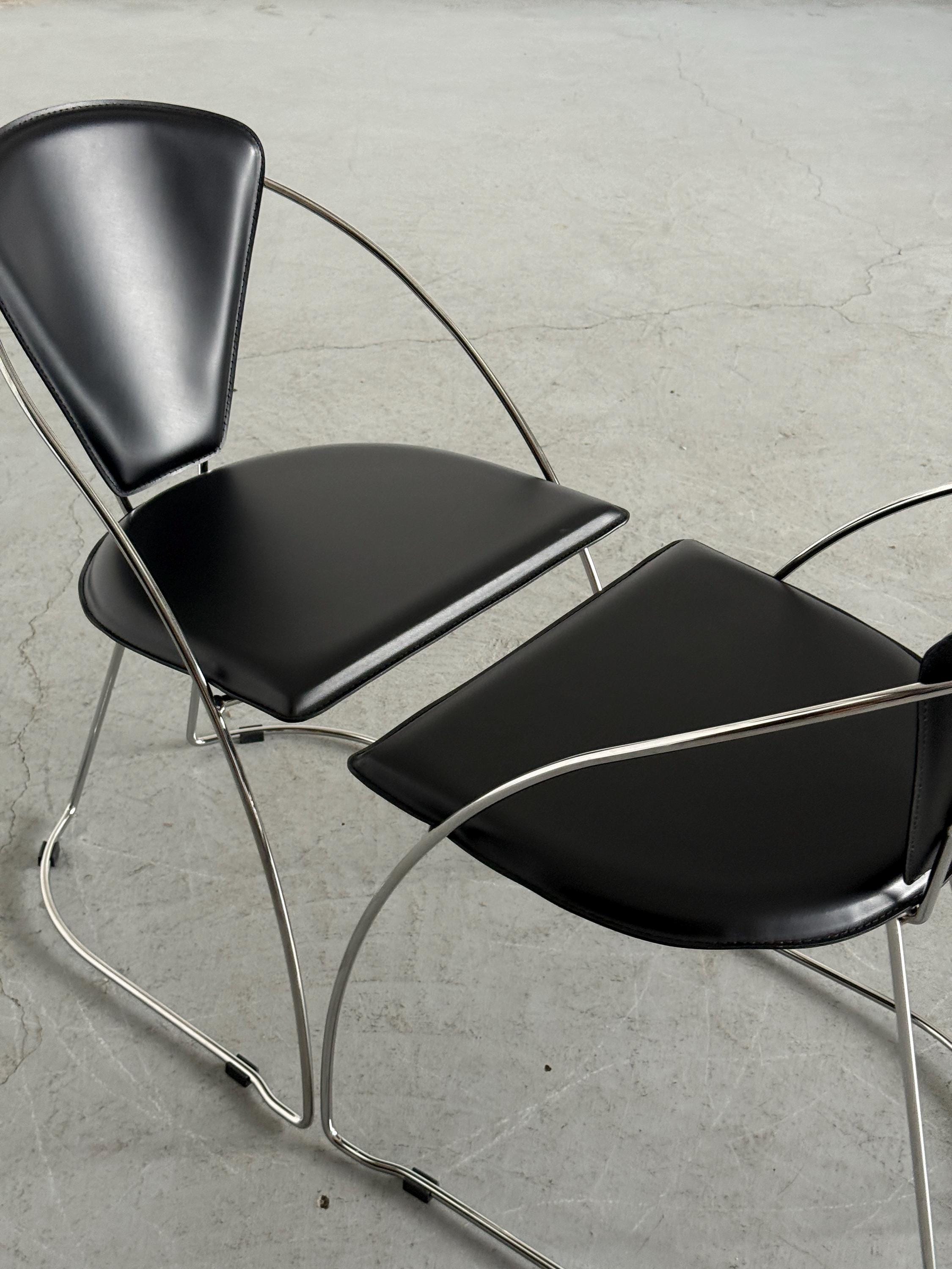 Postmodern Chairs in Style of Arrben