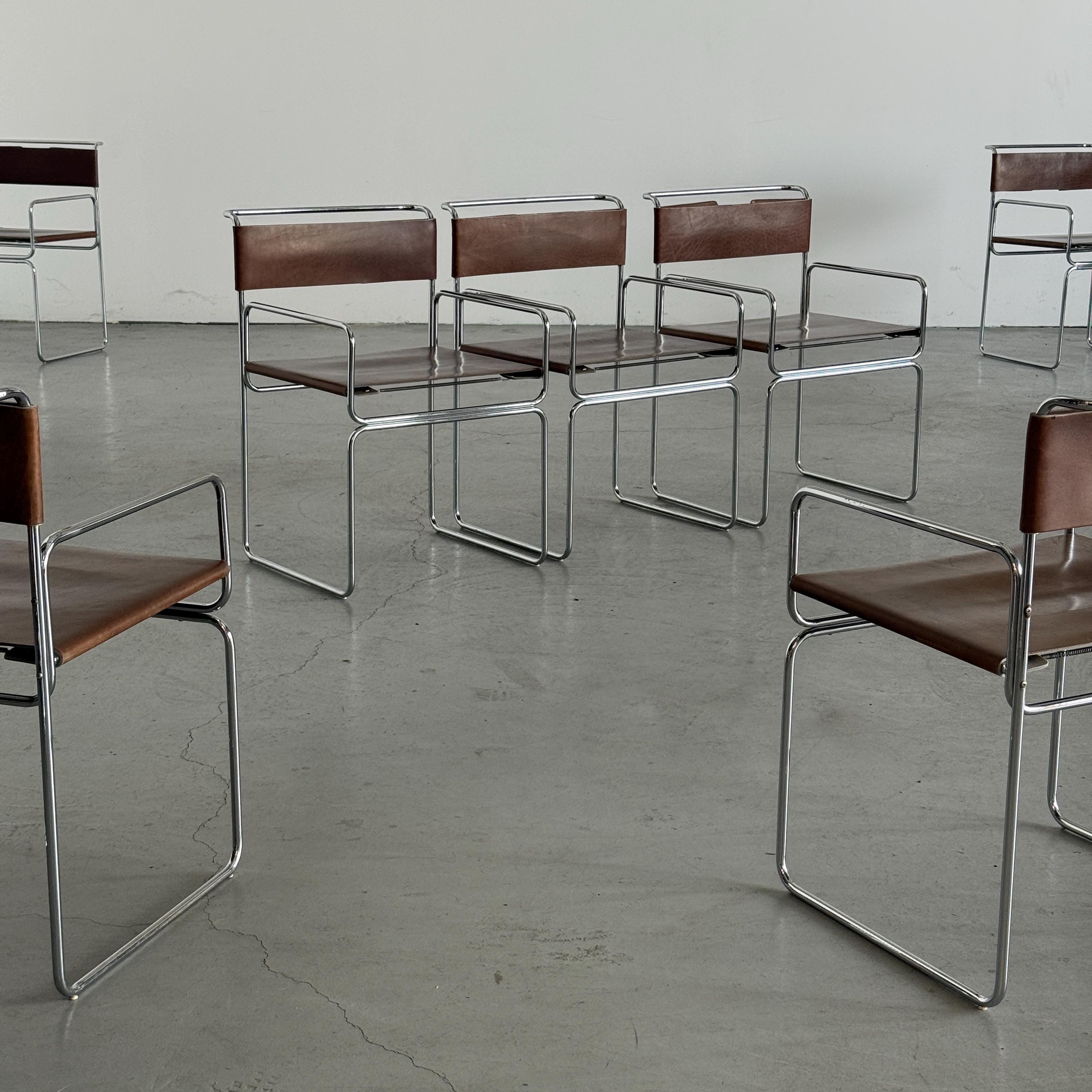 Vintage 'Libellula' Armchairs by Giovanni Carini for Planula