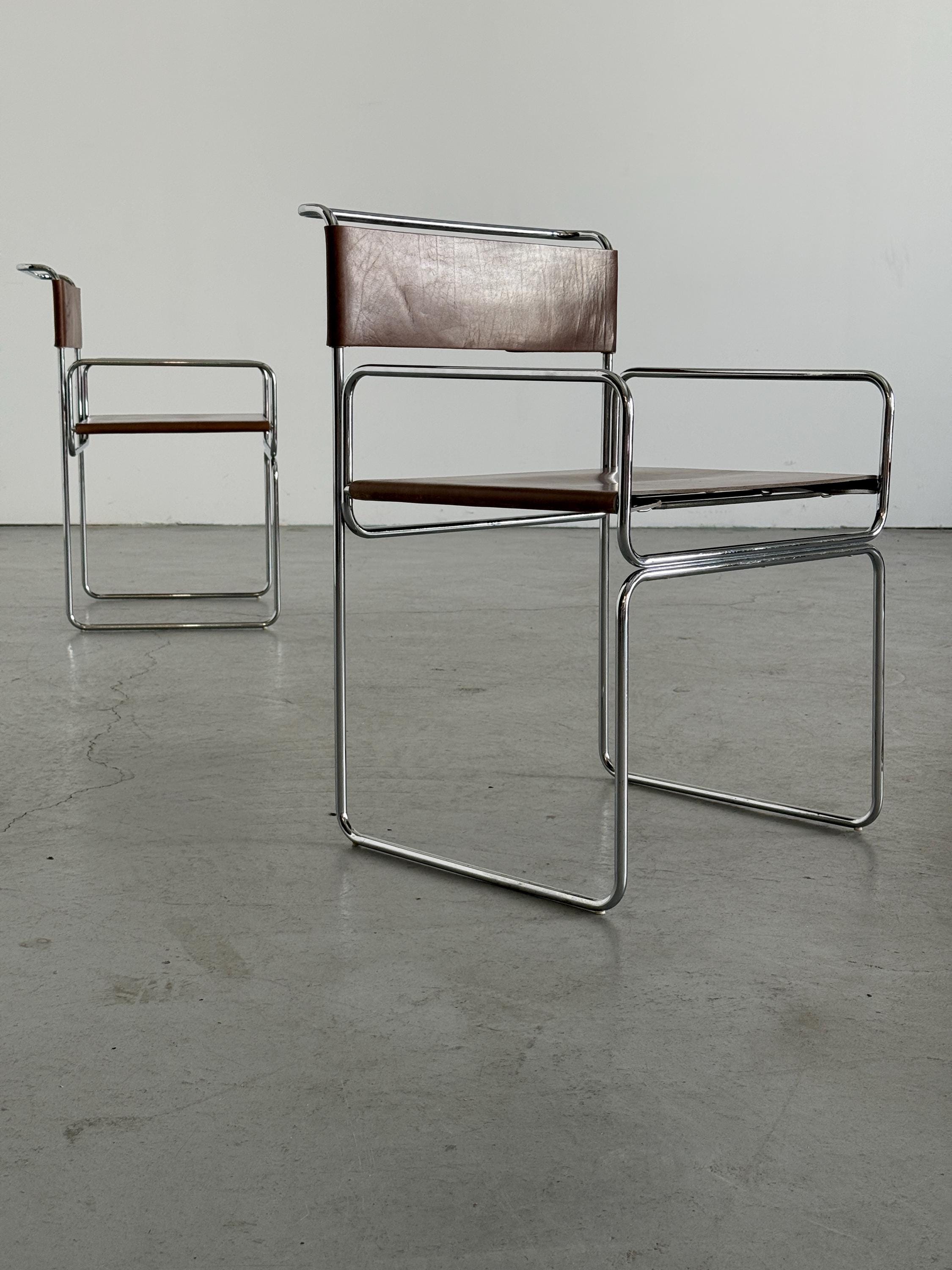 Vintage 'Libellula' Armchairs by Giovanni Carini for Planula