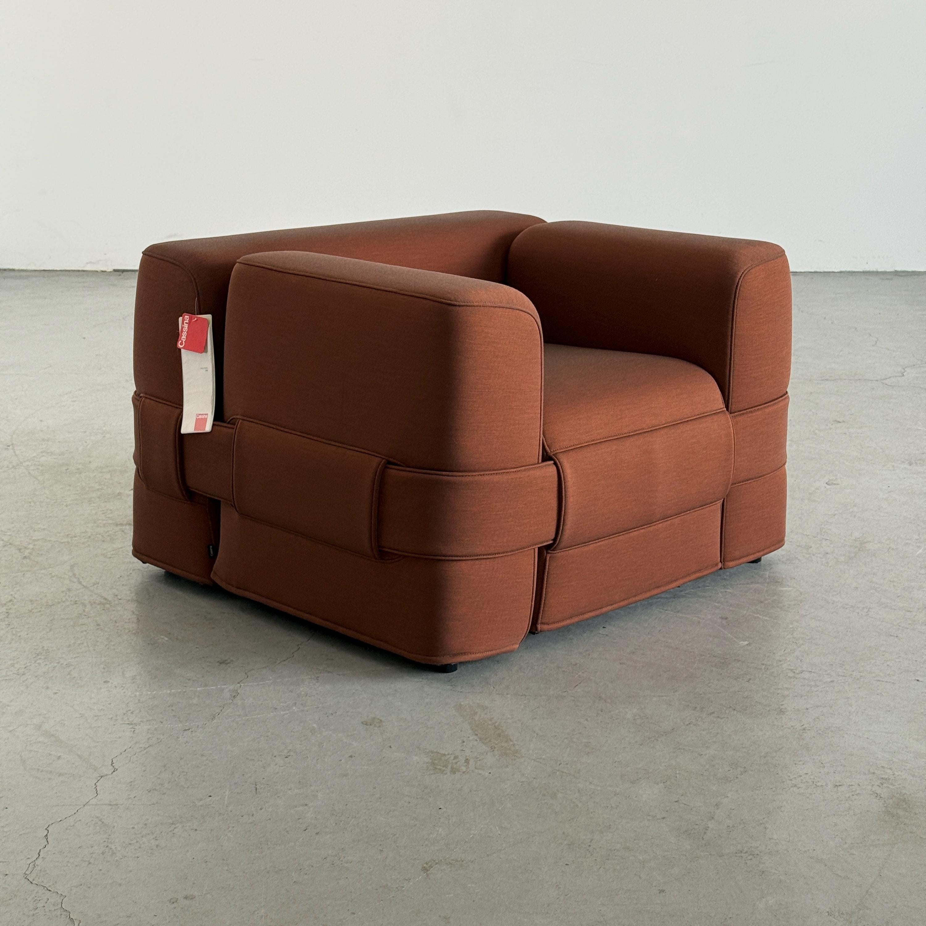 MB1 Quartet Armchair or Model 932 by Mario Bellini for Cassina