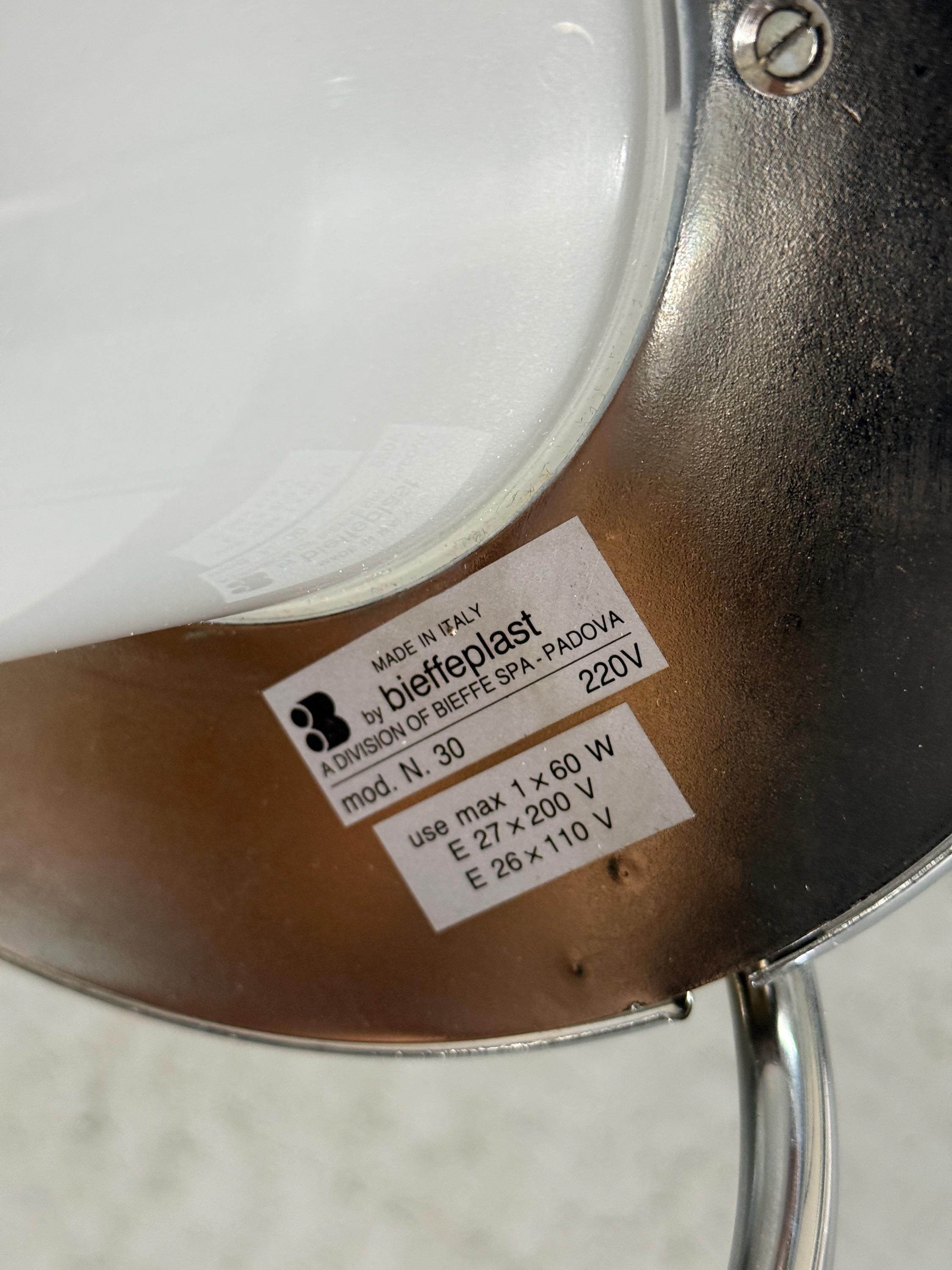 Model N.30 Table Lamp by Massimo Iosa Ghini for Bieffeplast