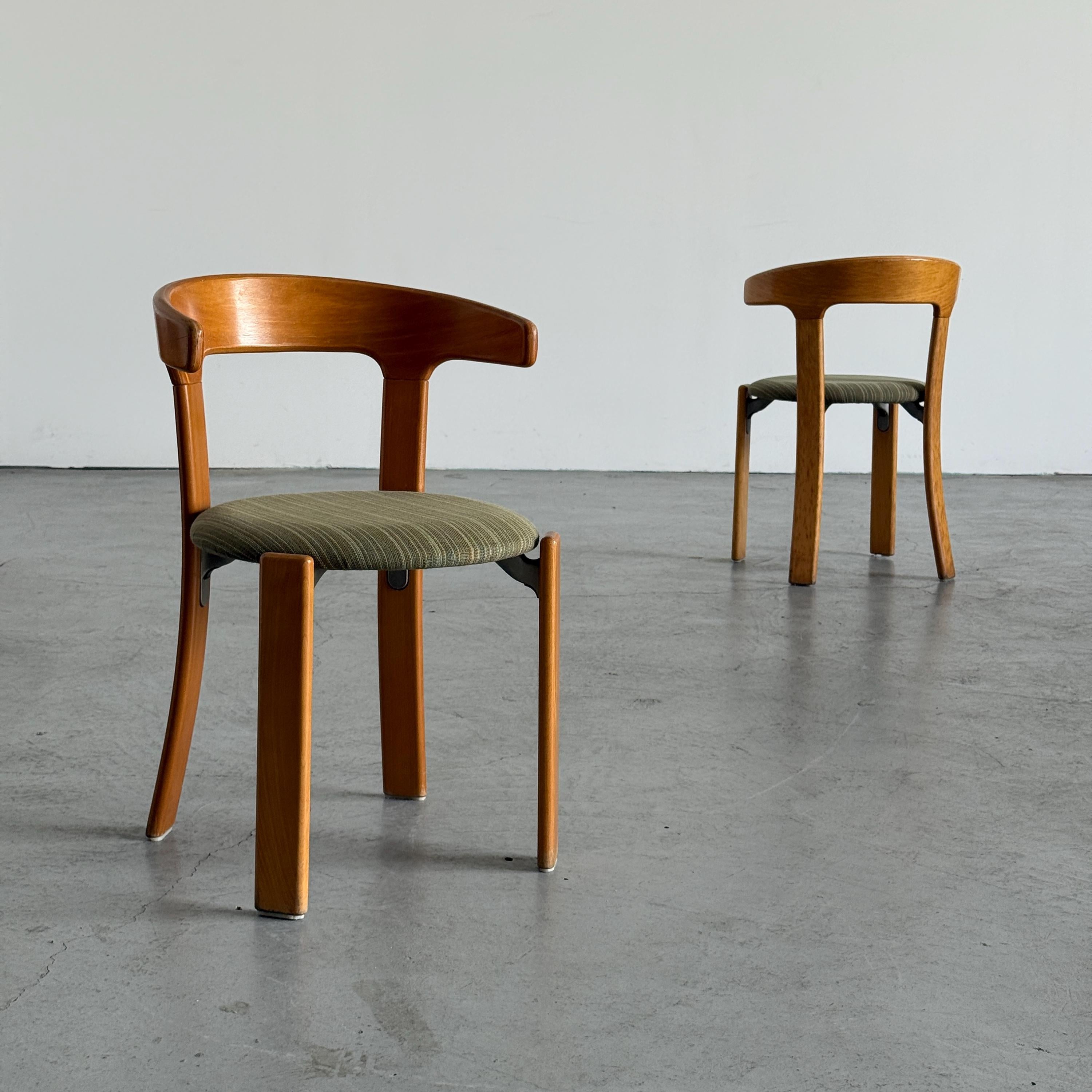 Bruno Rey 'Bull Horn' Dining Chairs for Kusch & Co