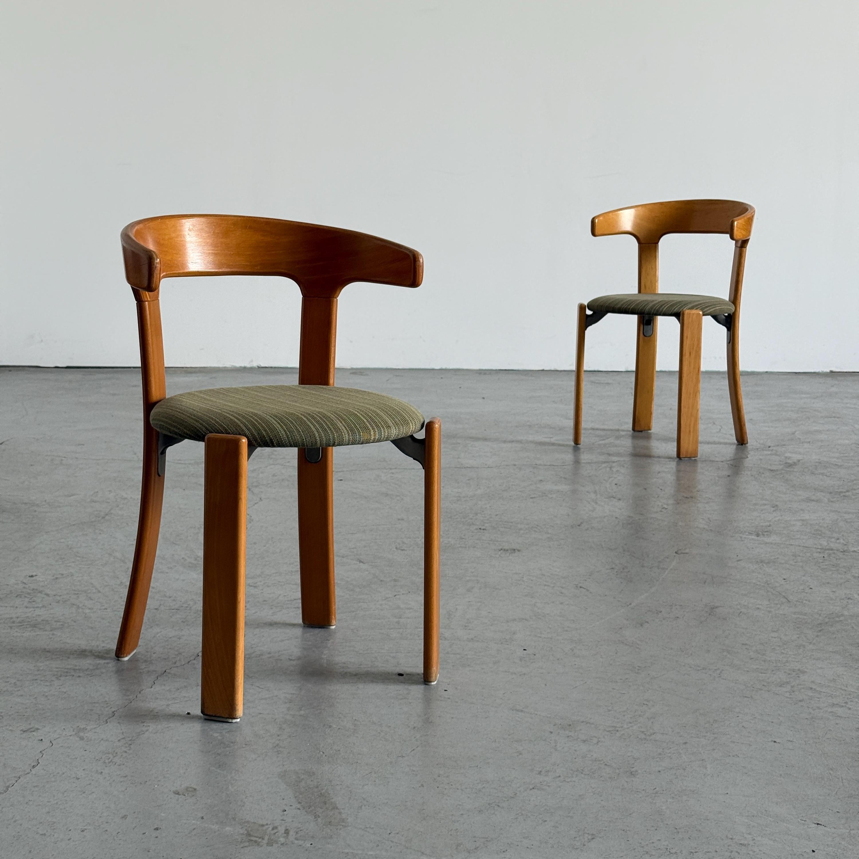 Bruno Rey 'Bull Horn' Dining Chairs for Kusch & Co