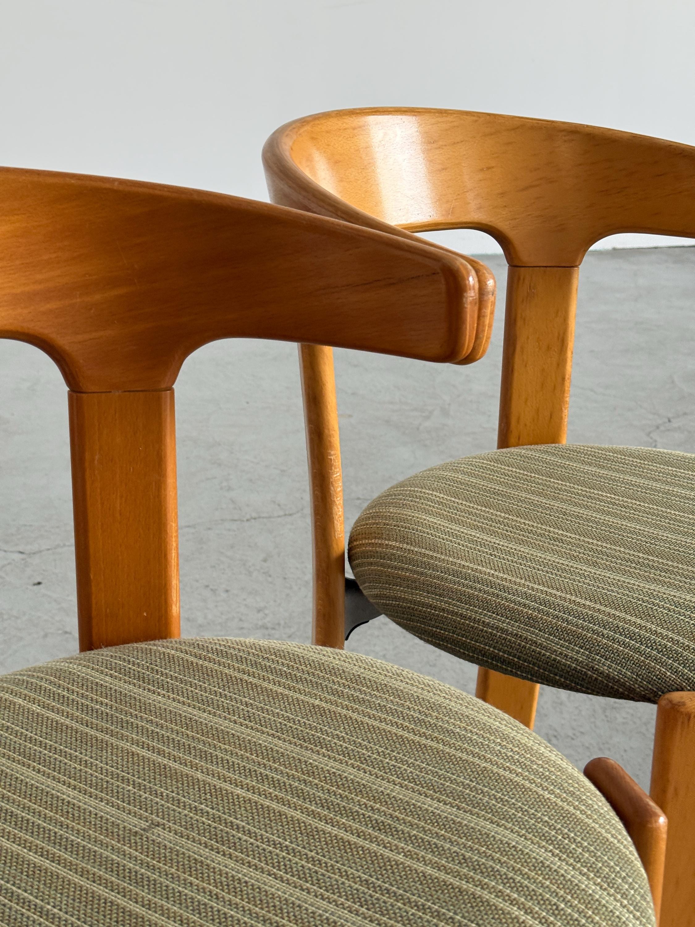 Bruno Rey 'Bull Horn' Dining Chairs for Kusch & Co